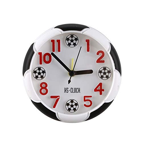 XLAHD Silent Alarm Clock - Digital Football Shaped Desk Clock with Noiseless Alarm, Perfect for Students, Office & Bedroom Decor | Great Gift Idea for Sports Fans