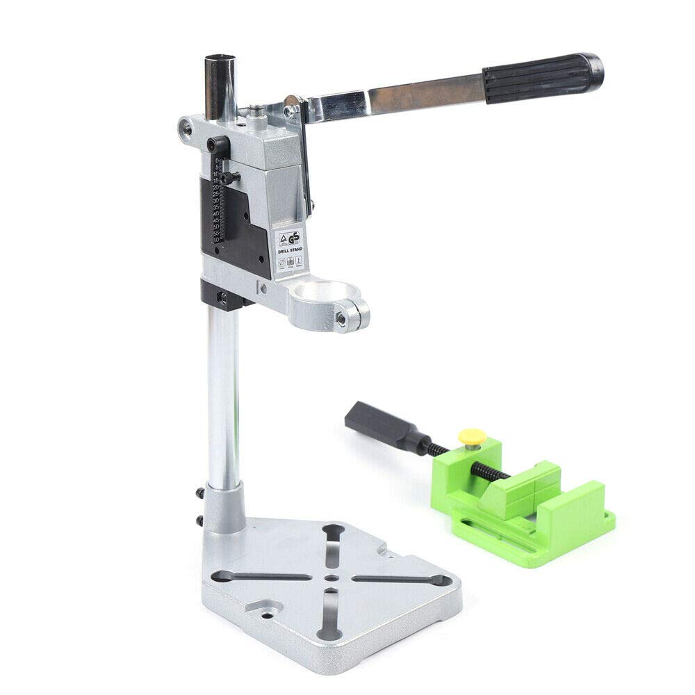 Universal Electric Drill Press Stand - Heavy Duty Bench Drill Clamp for Hand Drill Machine, Perfect for DIY Workstation & Repair Tool | Workshop, Woodworking, Metalworking Projects