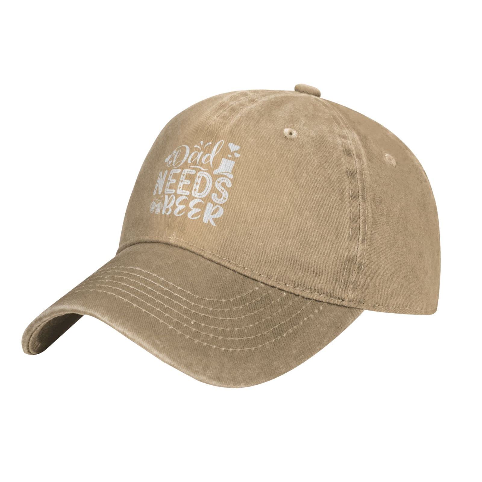 Funny Beer Hat for Dad - Adjustable Graphic Baseball Cap for Men & Women - Perfect for Parties, BBQ, and Sports Events