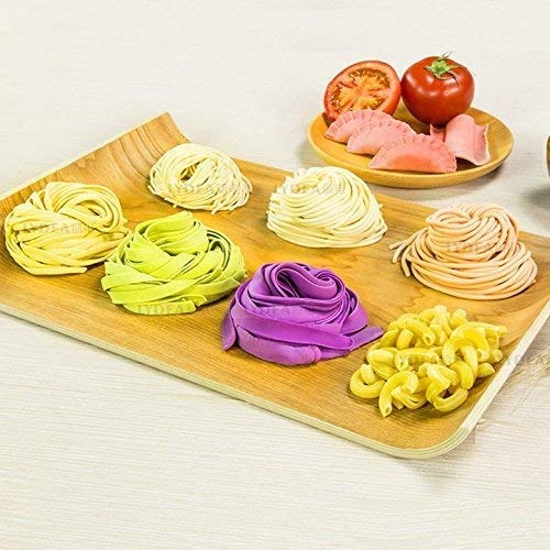 220V 150W Electric Automatic Pasta Maker Machine - Multi-functional Noodle Maker for Homemade Pasta, Dumplings, Ramen with 8 Shaping Molds - Perfect for Italian Cuisine, Asian Dishes & Family Cooking