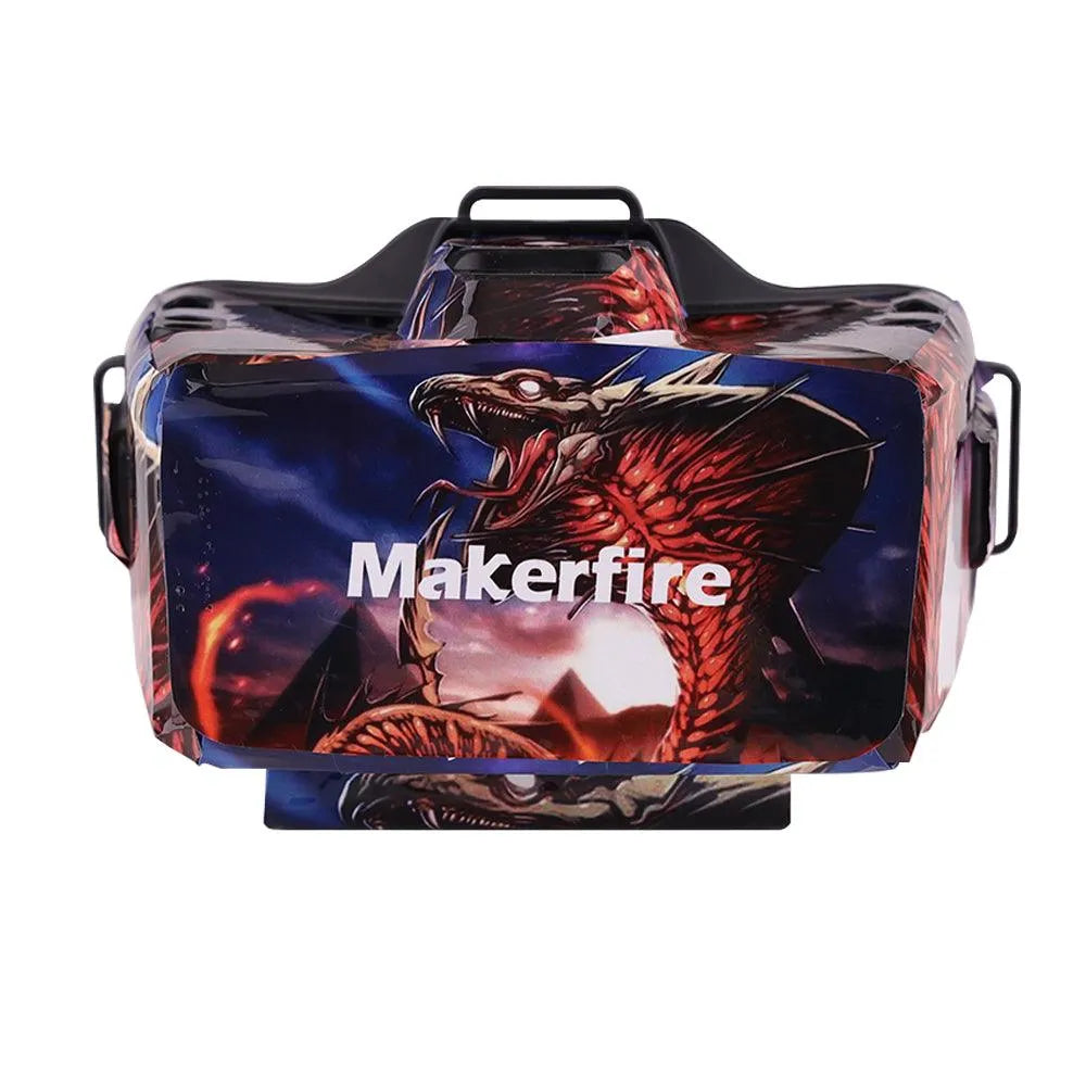 Makerfire SKYZONE Cobra FPV Goggle Custom Sticker - Premium Decals for Drone Racing & FPV Flying - Perfect for Personalizing Your Goggles & Enhancing Visibility