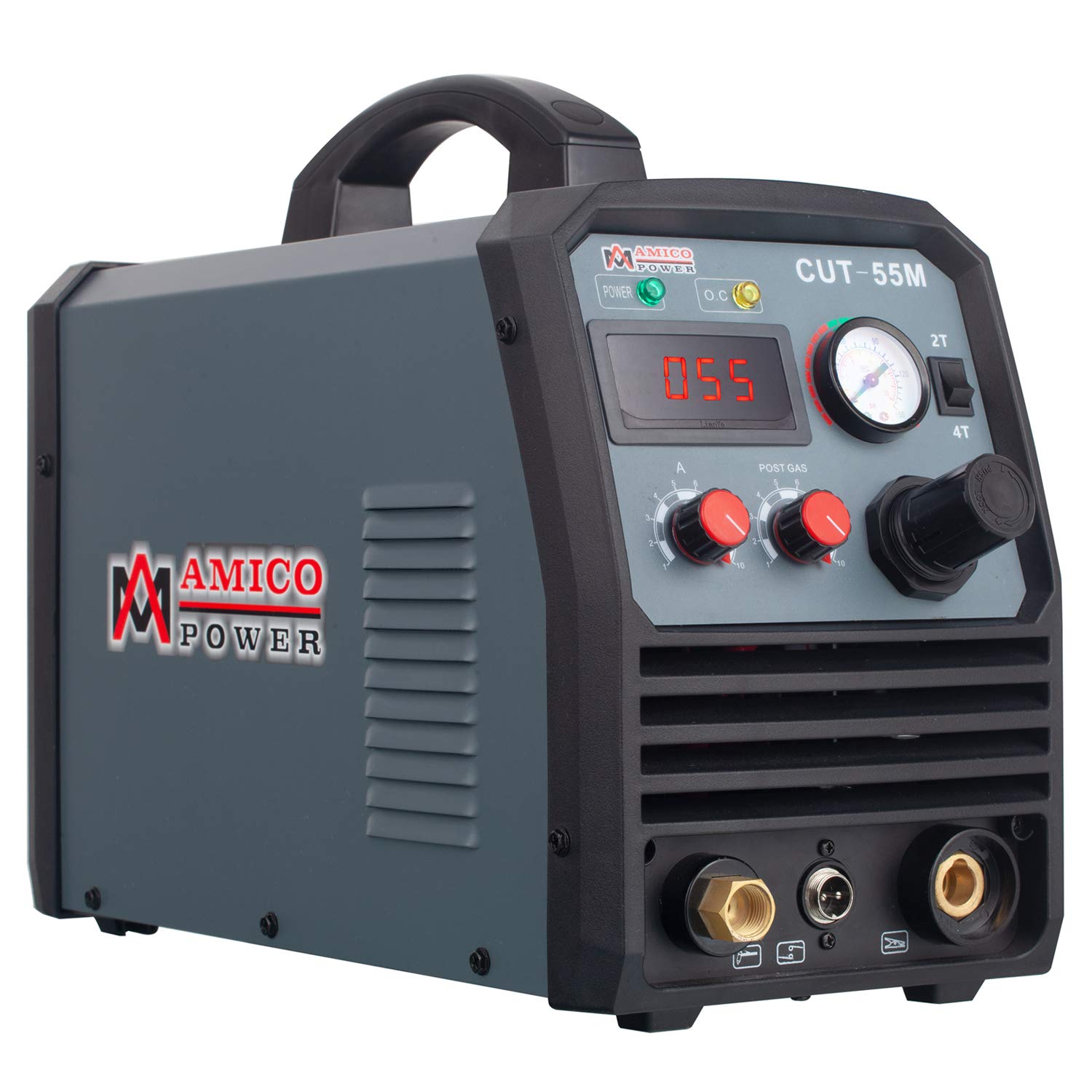 CUT-55M 55-Amp IGBT Inverter Plasma Cutter - 95~260V Wide Voltage, 3/5 Inch Clean Cut for Metal Fabrication, DIY Projects & Automotive Repair