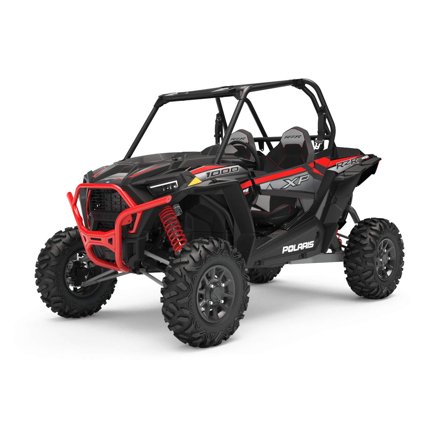 Polaris Off-Road Front Low Profile Bumper for RZR, Ranger & General - Heavy Duty Steel Construction - Perfect for Trail Riding, Mudding & Off-Road Adventures