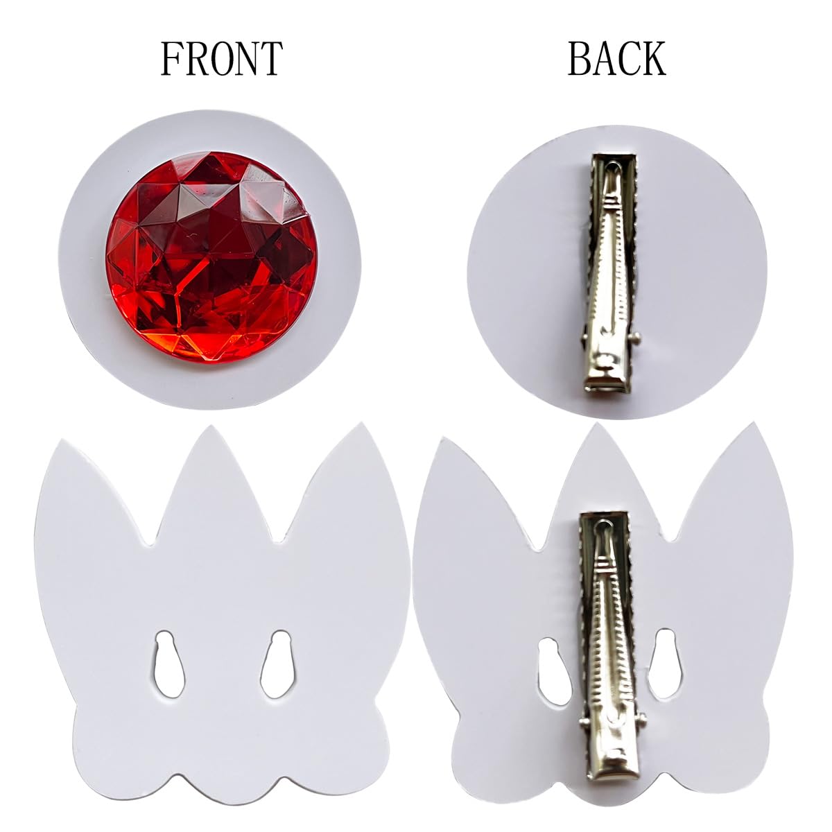 4Pcs Moon Hair Clips Set - Cute Starry Hair Accessories for Women & Girls - Perfect for Parties, Weddings & Everyday Style