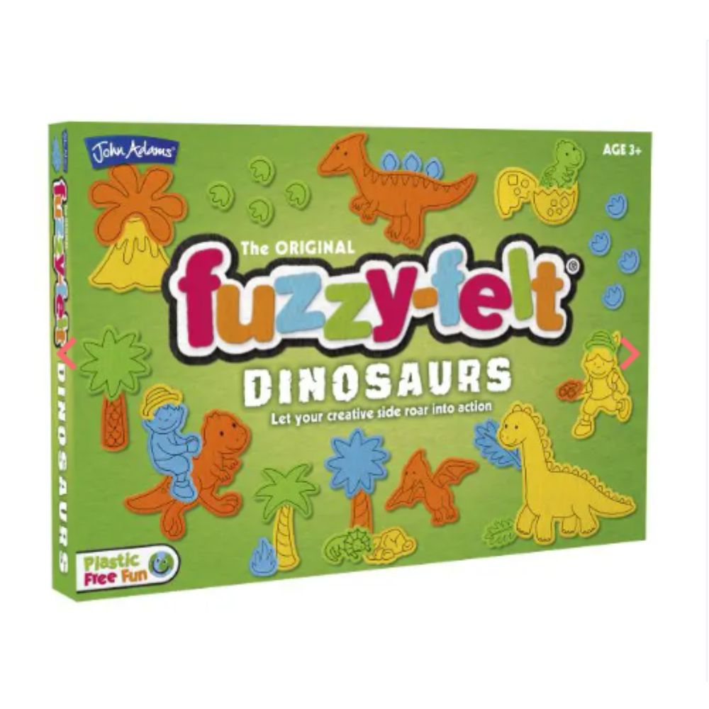 Fuzzy Felt Dinosaurs - Soft Felt Dinosaur Playset for Kids | Creative Educational Toy for Preschool Learning & Storytelling | Perfect for Classroom, Birthday Gifts & Sensory Play