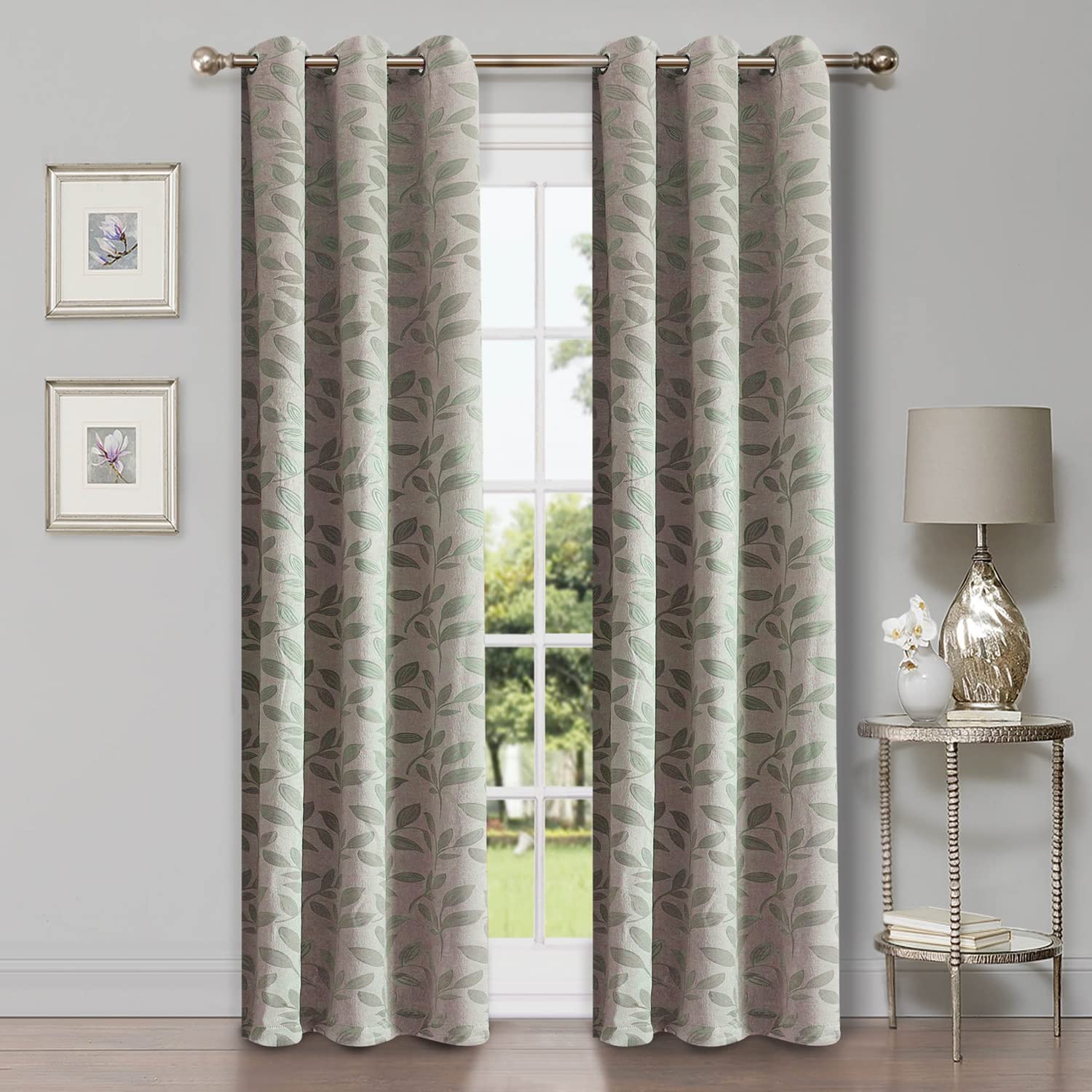 BLUENILEMILLS BNM Blackout Curtain Panels - Set of 2, 42