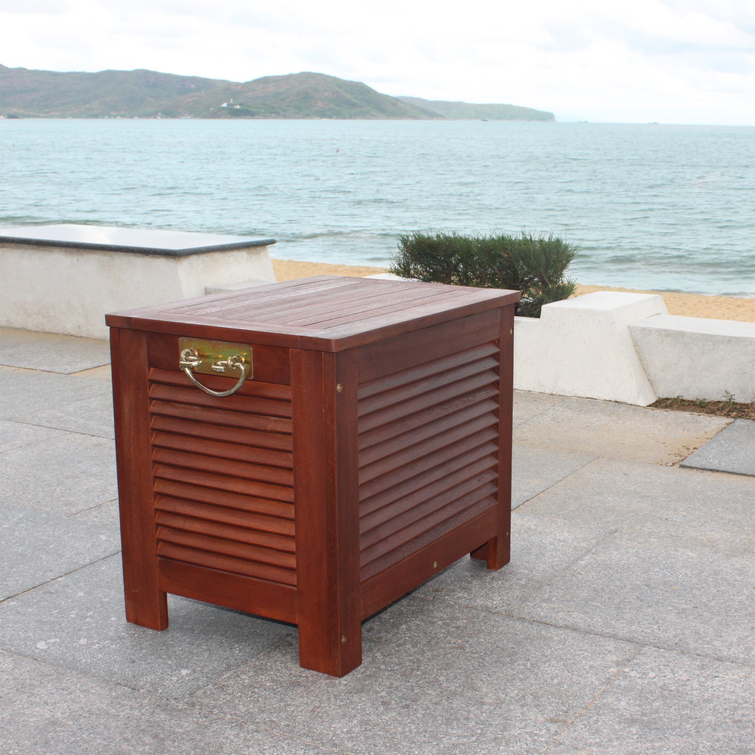 Merry Garden MPG-PC01 Premium Wooden Outdoor Patio Cooler Box - Perfect for Backyard BBQs, Pool Parties & Picnics