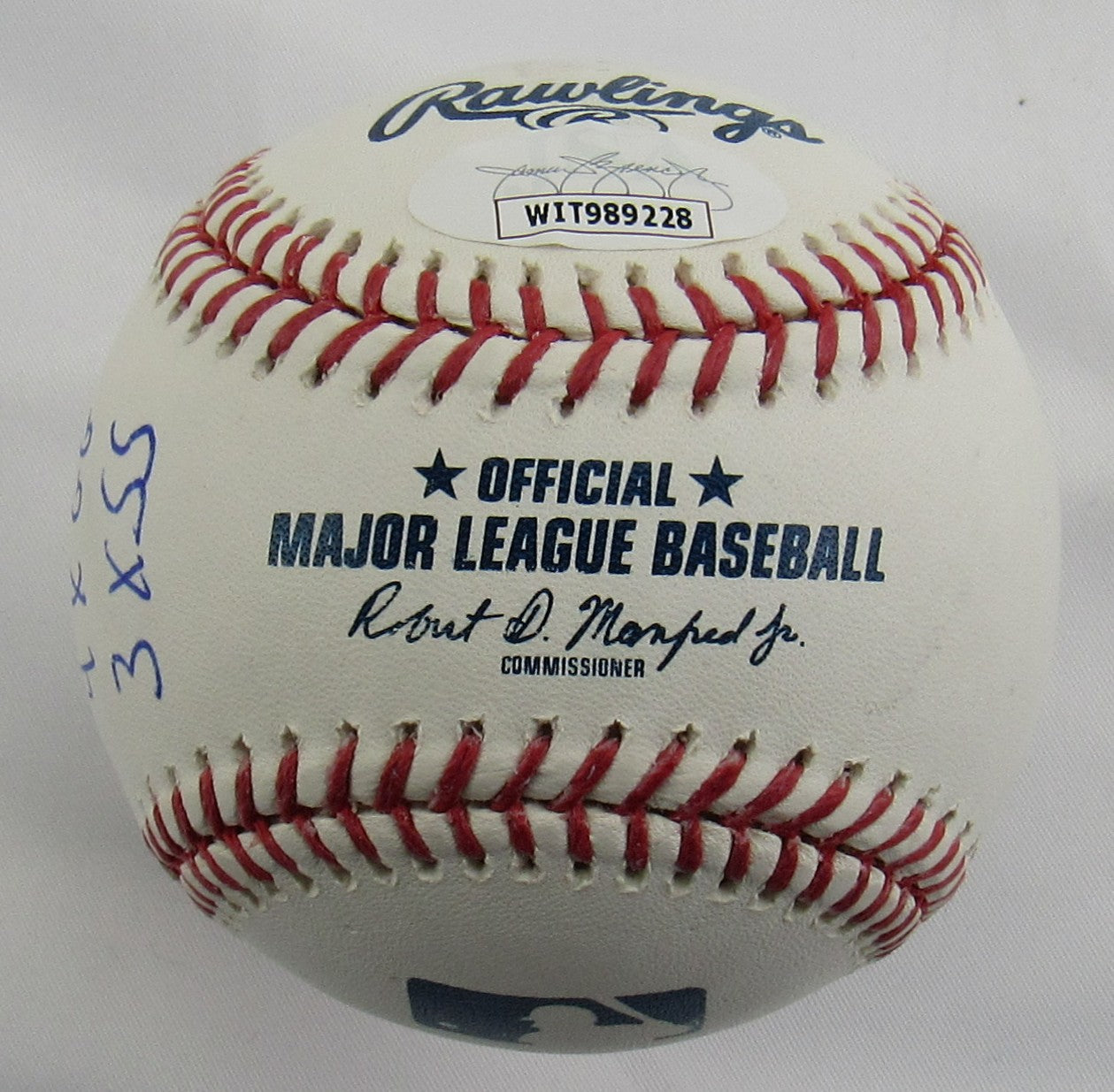 Alan Trammell Autographed Rawlings Baseball with JSA Certification WIT989228 - Perfect for MLB Memorabilia Collectors and Detroit Tigers Fans
