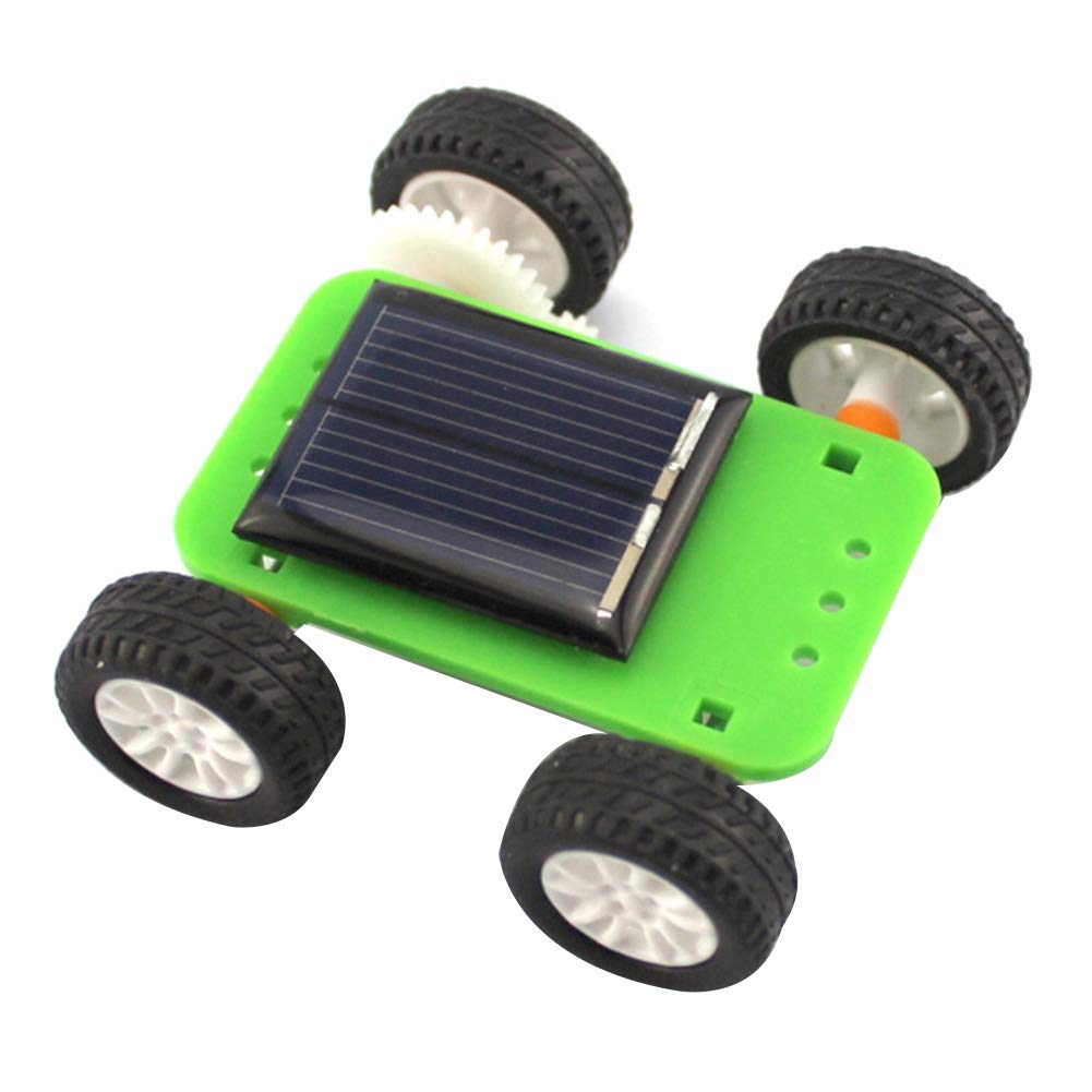 Solar Powered Mini DIY Car Kit - STEM Educational Toy for Kids, Science Experiment Vehicle Building Set, Perfect Gift for Children's Learning & Play - Great for Outdoor Activities & Science Projects