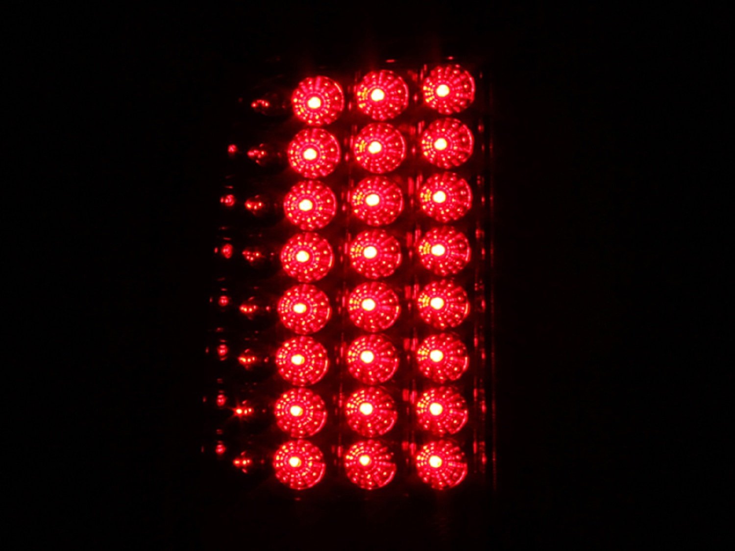 Anzo USA 311050 Ford Super Duty LED Tail Lights - Red/Clear Lens - Pair (Left & Right) - Perfect for Ford F250 F350 F450 Truck Upgrades & Nighttime Safety