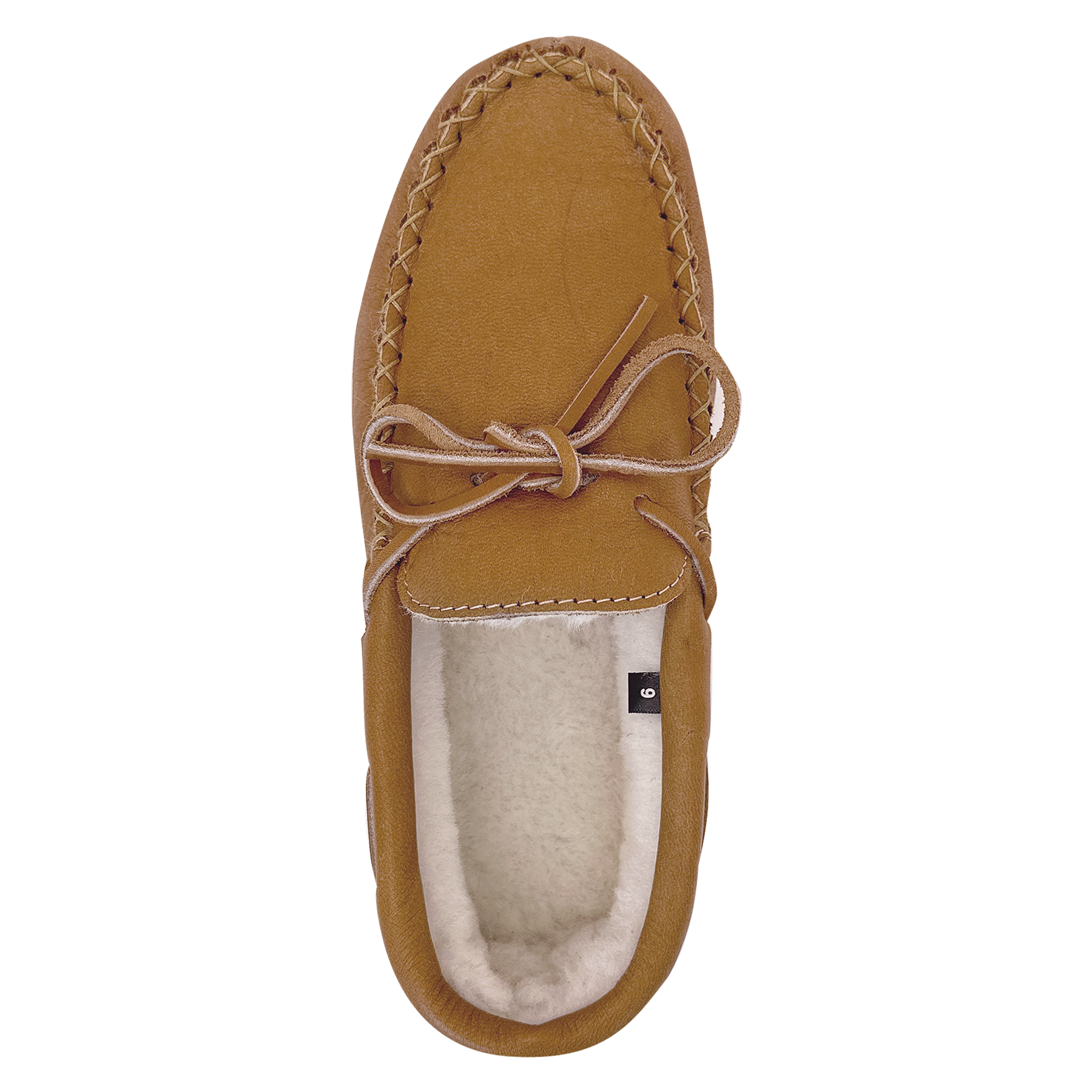 Women's Sheepskin Lined Leather Moccasins with Rubber Sole - Cozy Winter House Slippers for Indoor Comfort & Warmth