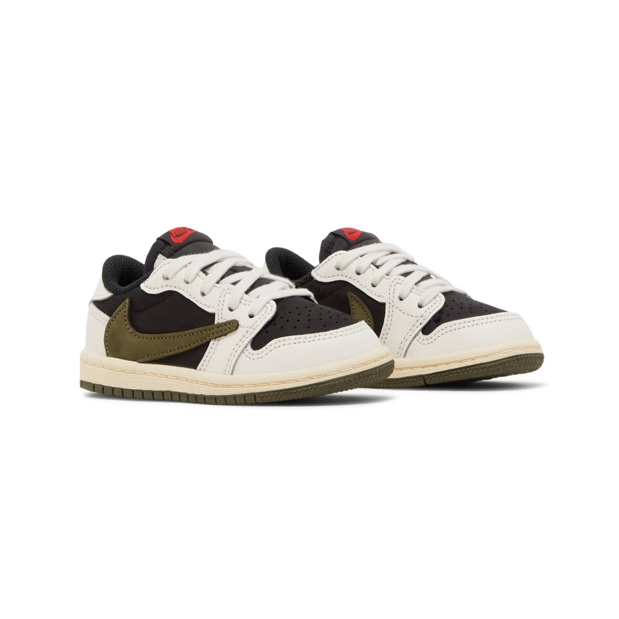 Air Jordan 1 Retro Low OG SP 'Travis Scott Olive' TD Sneakers (2023) - Men's Basketball Shoes, Casual Streetwear Fashion for Sneakerheads & Collectors - Perfect for Urban Style, Sports & Sneaker Collection