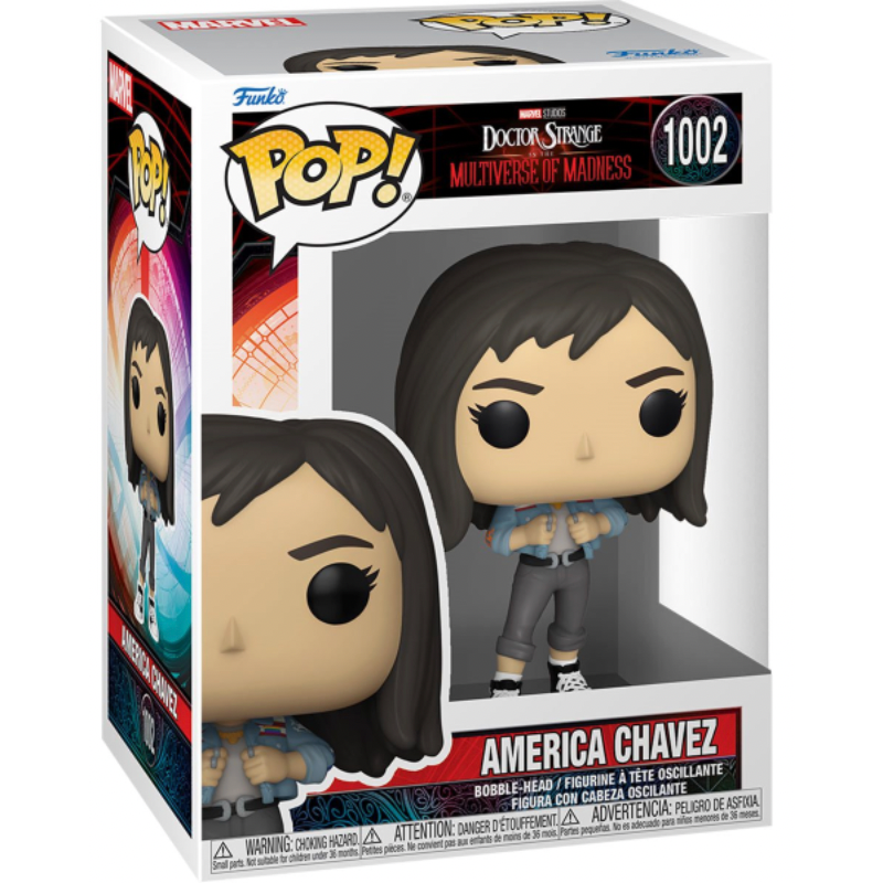 Marvel Doctor Strange Multiverse of Madness America Chavez Action Figure - Collectible Movie Character Toy for Fans & Gift Idea - Perfect for Display, Cosplay, and Marvel Universe Collections