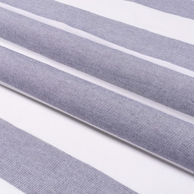 Coastal Resort Stripe Fouta 2-Piece Beach Towel Set with Tassels - Soft & Absorbent for Pool, Beach, Spa & Outdoor Use