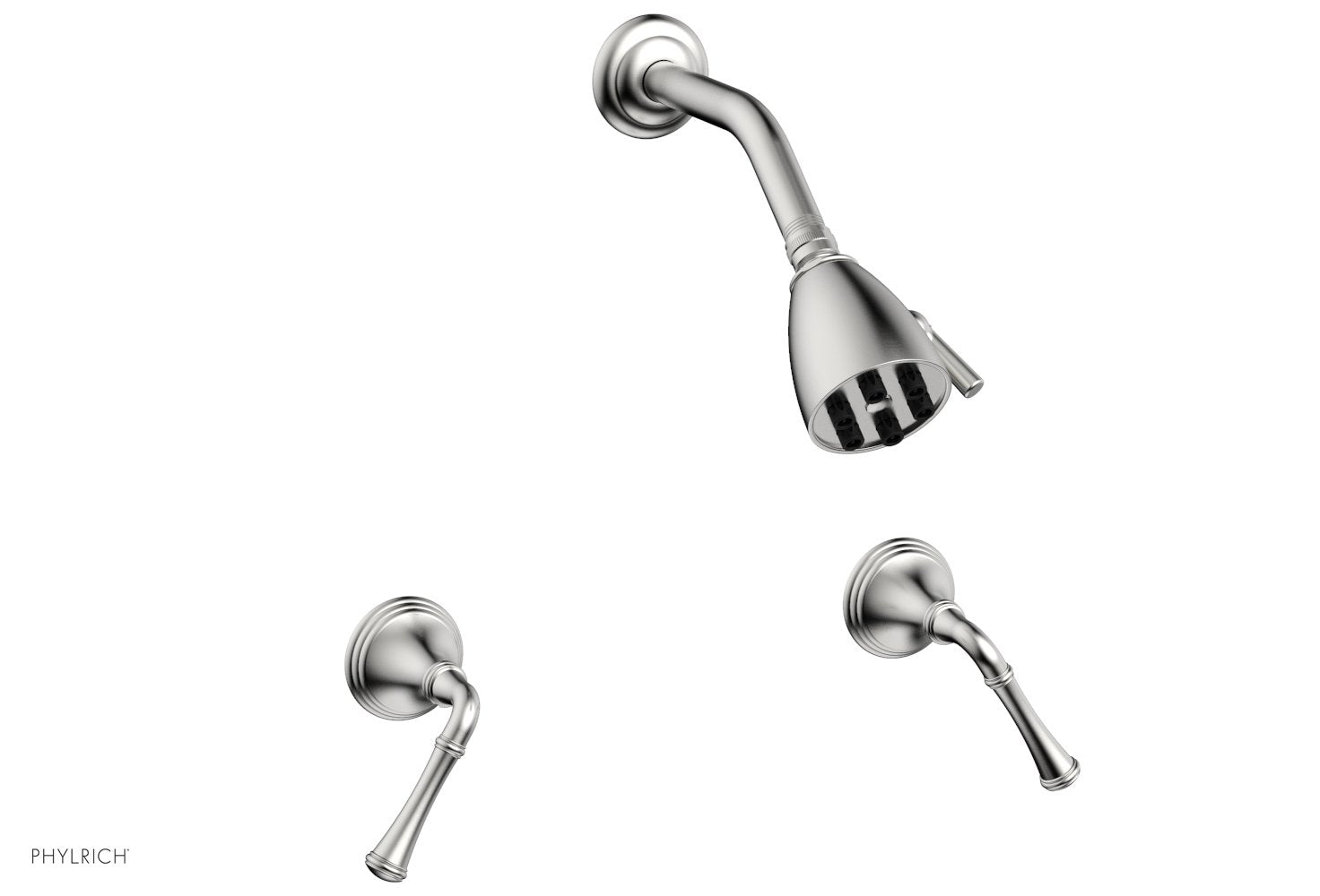 3RING Two Handle Shower Faucet Set D3205 - Chrome Finish Bathroom Shower System for Modern Homes, Perfect for Master Bath or Guest Bathroom Renovation