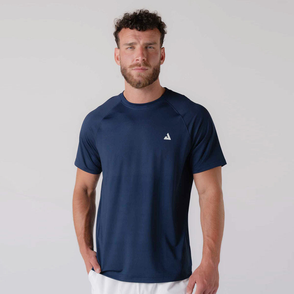 Men's Breathable Quick-Dry Tennis Short Sleeve Shirt - Lightweight & Moisture-Wicking for Sports & Casual Wear