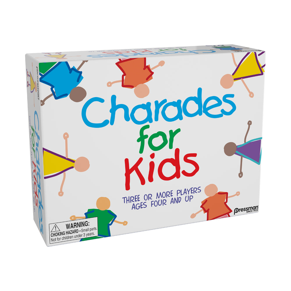 Pressman Toy Charades for Kids - Fun Family Board Game for All Ages | Perfect for Parties, Game Nights & Family Bonding