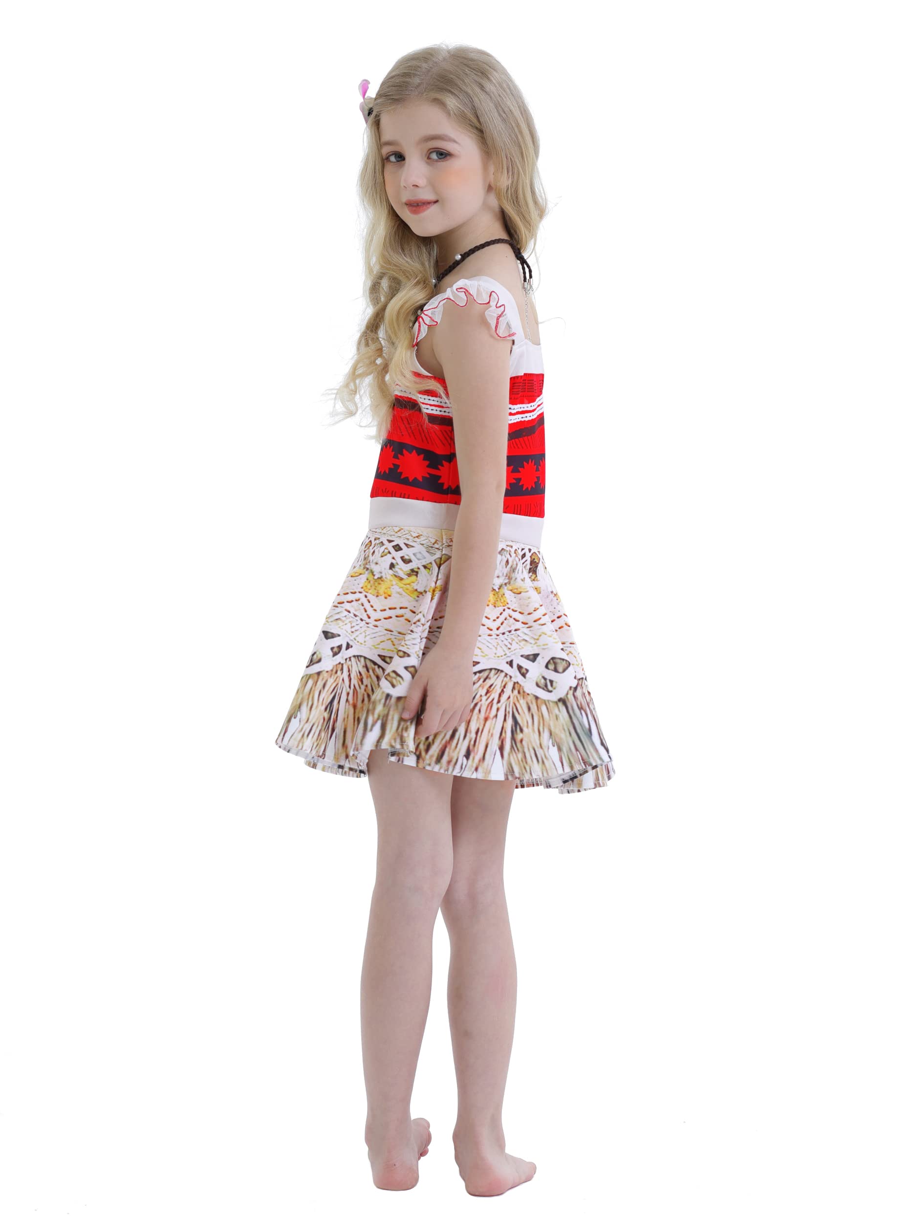 Jurebecia Girls Princess Costume Set - Halloween & Birthday Dress Up Outfit for Kids Ages 1-8 Years | Perfect for Fairy Tale Parties, Pretend Play & Special Occasions