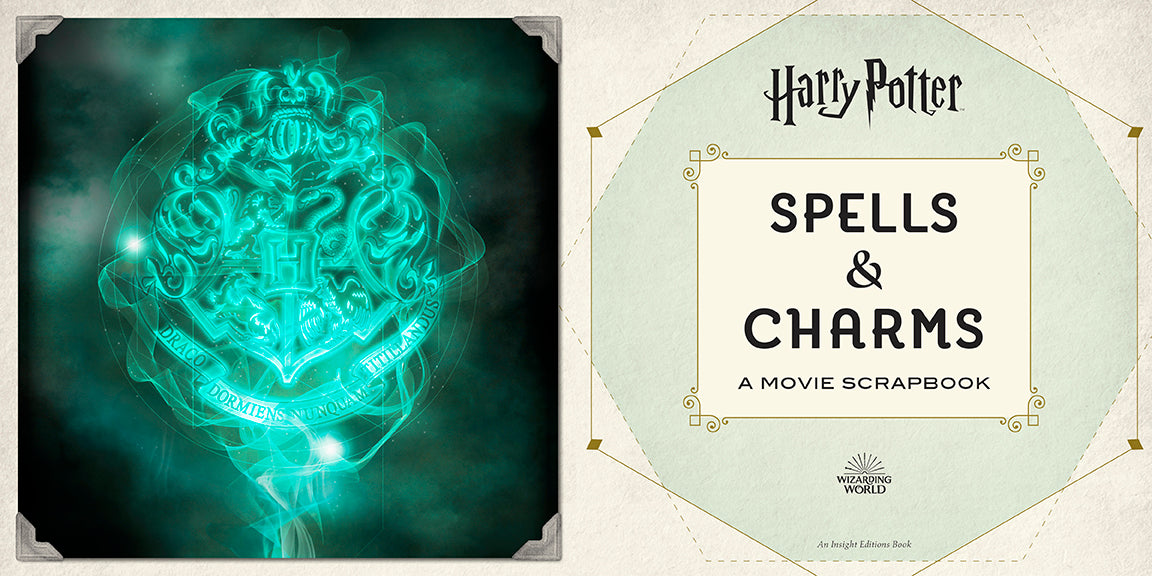 Harry Potter Spells and Charms Movie Scrapbook - Collectible Film Memorabilia for Fans & Gift Ideas - Perfect for Birthday, Christmas, and Harry Potter Themed Parties
