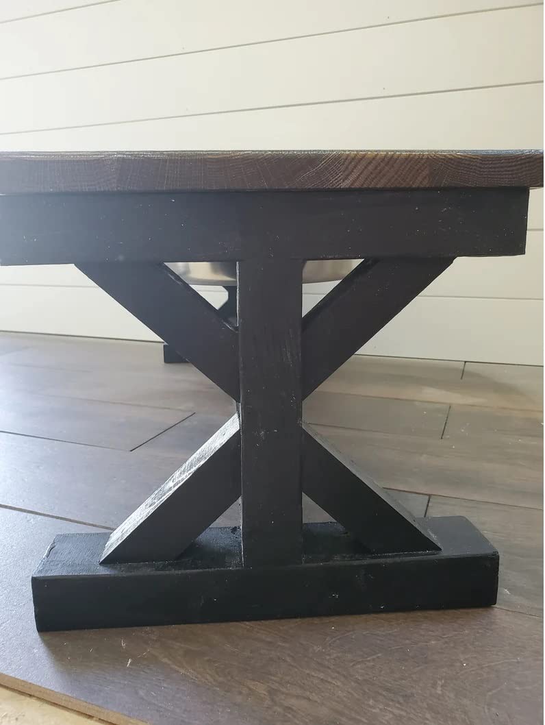 Elevated Dog Bowl Stand with 3 Bowls - Large Oak Raised Feeder for Big Dogs - Perfect for Dining Areas, Kitchens & Outdoor Use