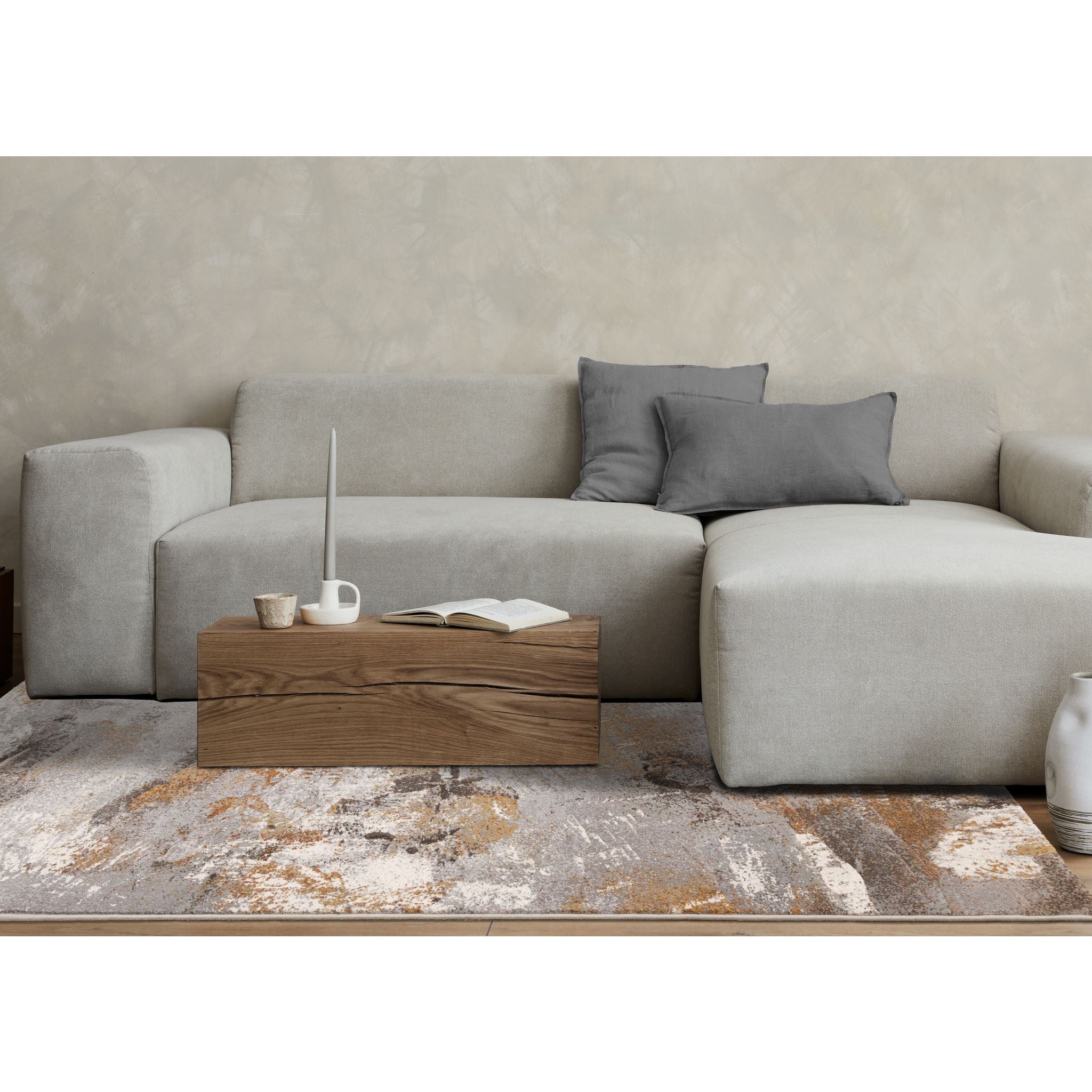 5x8 Aurora Area Rug - Soft Modern Non-Slip Living Room Rug - Perfect for Bedroom, Nursery & Home Decor