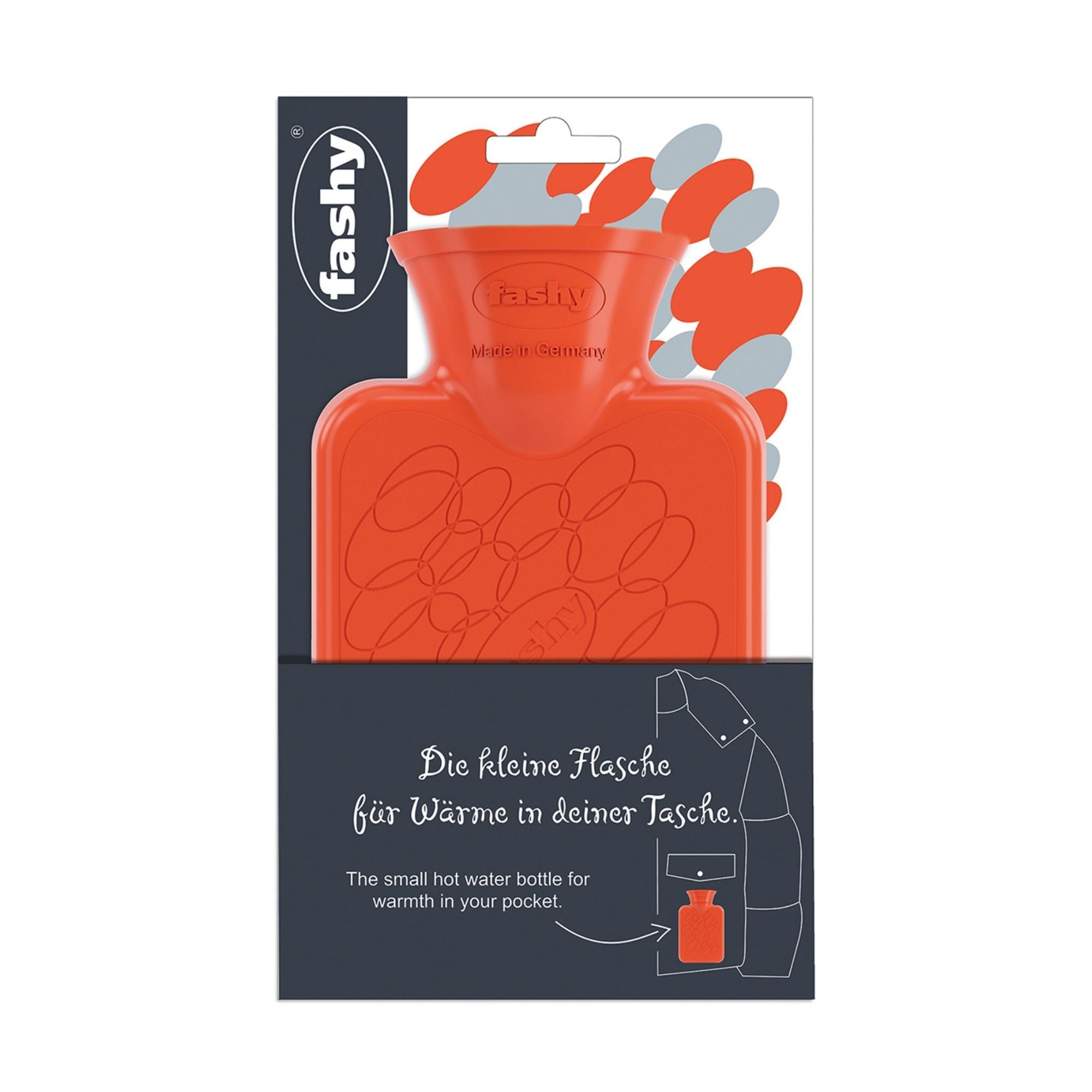 0.3L Red Mini Hot Water Bottle - Portable Hand Warmer for Winter, Travel & Outdoor Activities - Perfect for Cold Weather, Camping & Home Use
