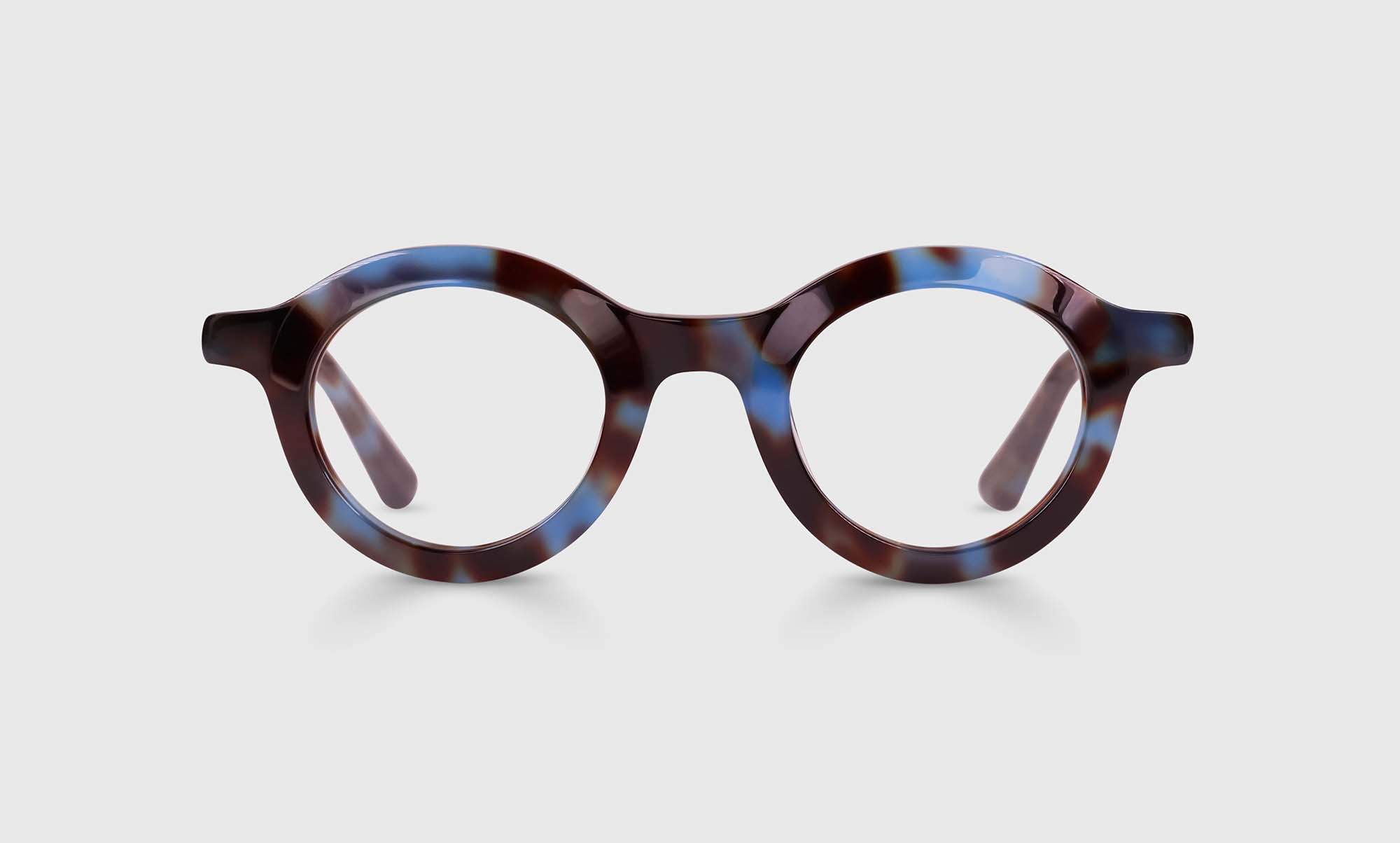 Ubermensch Color 13 Sky Blue Tortoise Frame Glasses for Men & Women - Stylish Eyewear for Reading, Driving & Fashion Accessories