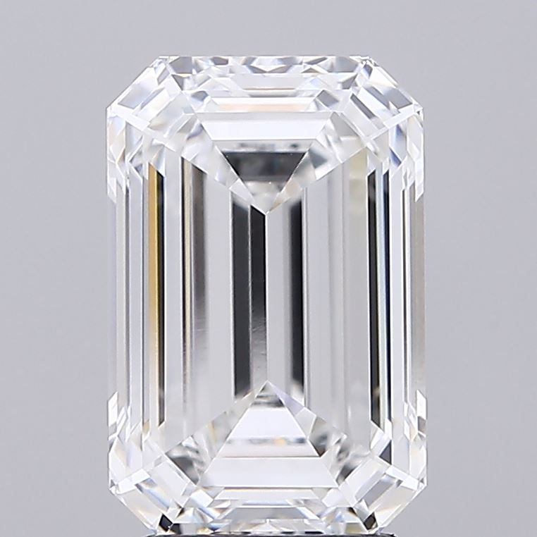 3.04 Carat E Color VVS2 Clarity Emerald Cut Lab-Grown Diamond for Engagement Rings & Fine Jewelry