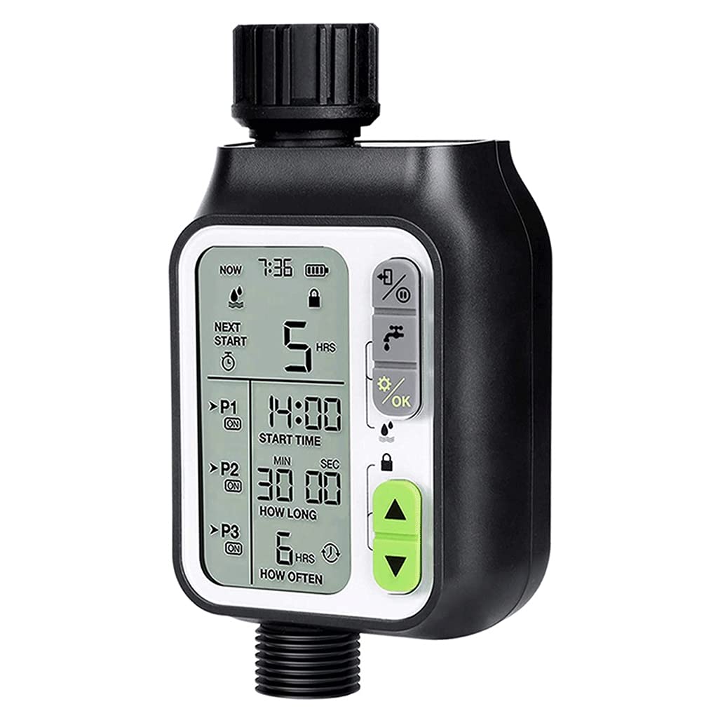 Smart WiFi Programmable Water Timer - Automatic Irrigation System for Garden, Lawn & Plants - Adjustable Hose Sprinkler Kit with Timer - Perfect for Outdoor Watering & Drip Irrigation