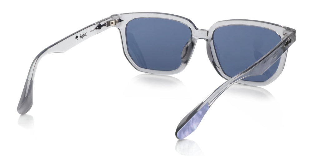 JINS x NARUTO SASUKE SG Model Gray Anime Glasses - Stylish Naruto Eyewear for Cosplay, Anime Fans & Daily Wear