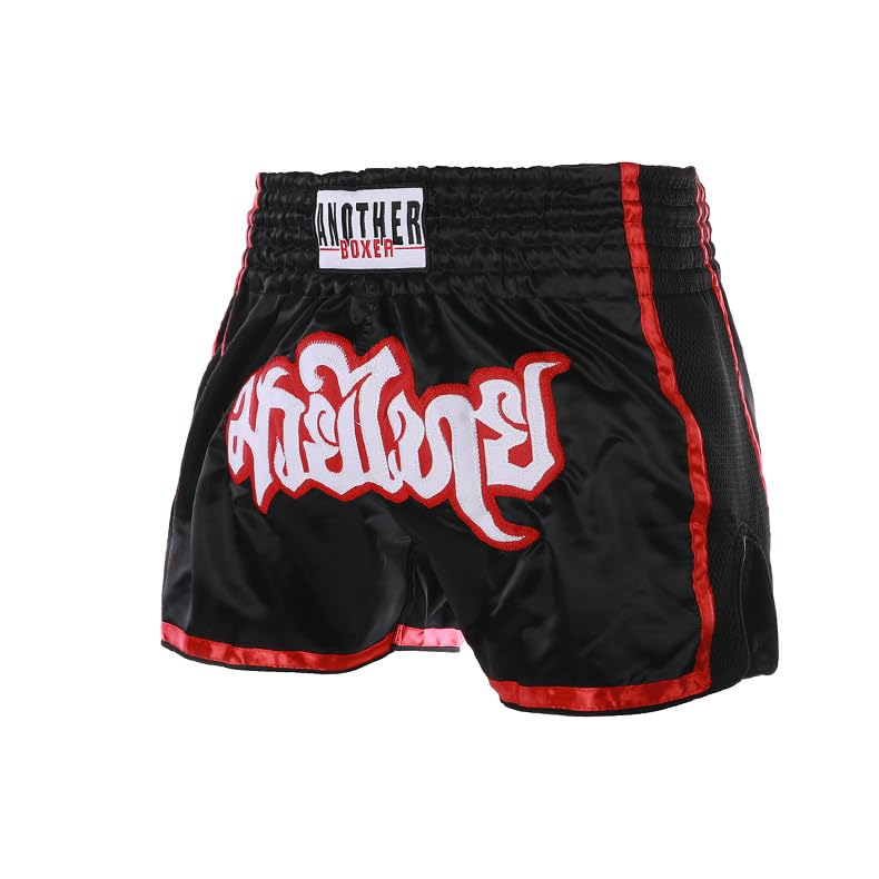 OYSTERBOY Classic Muay Thai Shorts for Men & Women - Boxing, Kickboxing, MMA, BJJ Fight Shorts - Breathable Training & Workout Trunks for Martial Arts, Gym Exercise & Competition