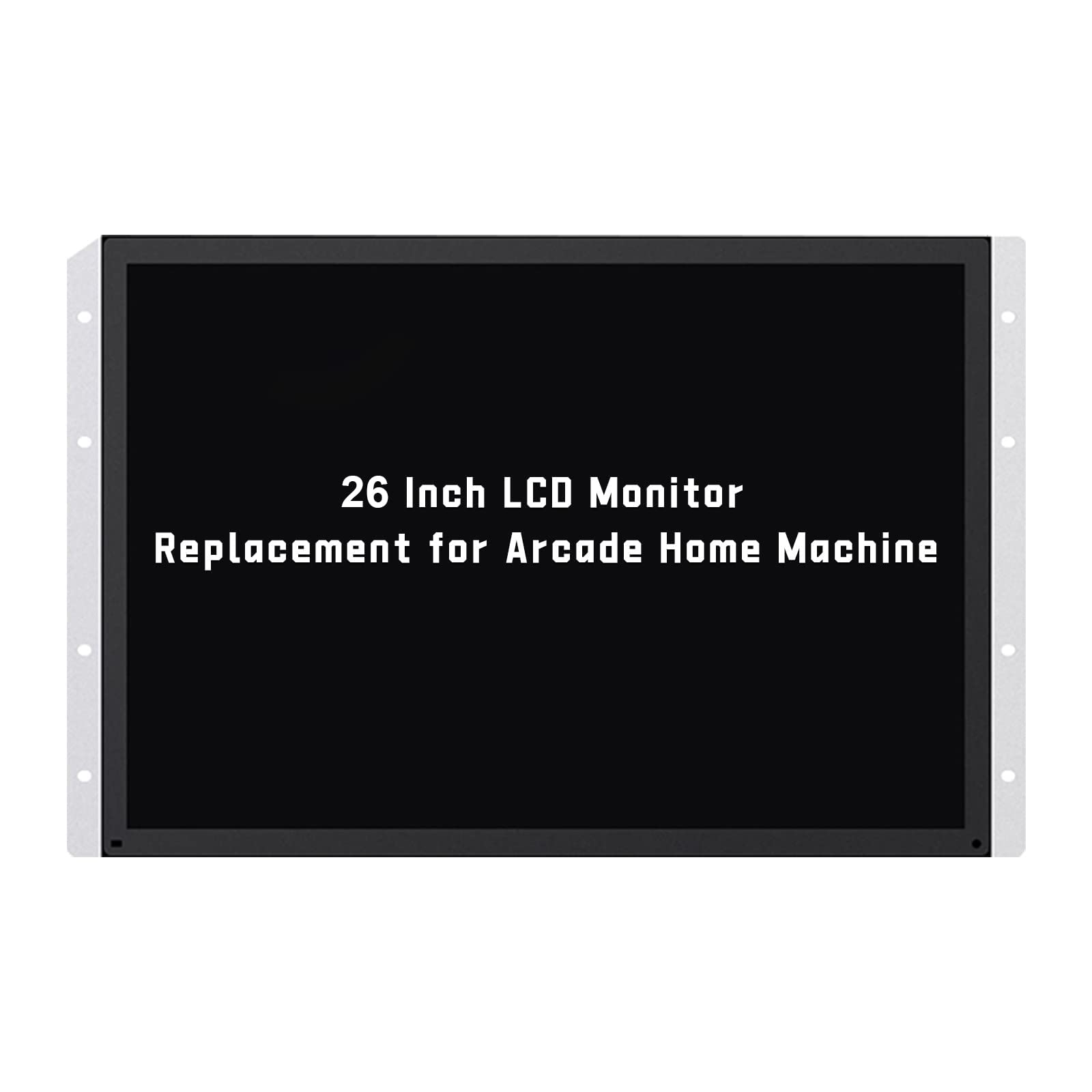 UNICO 26 Inch 4:3 LCD Arcade Monitor - HDMI/VGA/CGA/EGA Compatible Gaming Display for Arcade Machines | Easy Installation Accessory | Perfect for Retro Gaming & Home Arcade Setup (26 Inch)