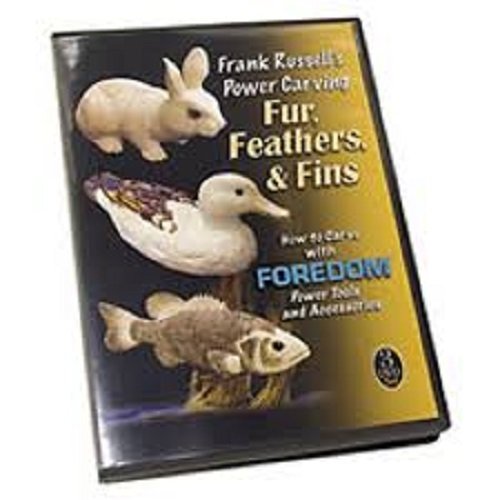 Frank Russell's Power Carving Guide: How to Carve Fur, Feathers & Fins with Foredom Power Tools & Accessories | Woodworking, Sculpting & DIY Craft Projects