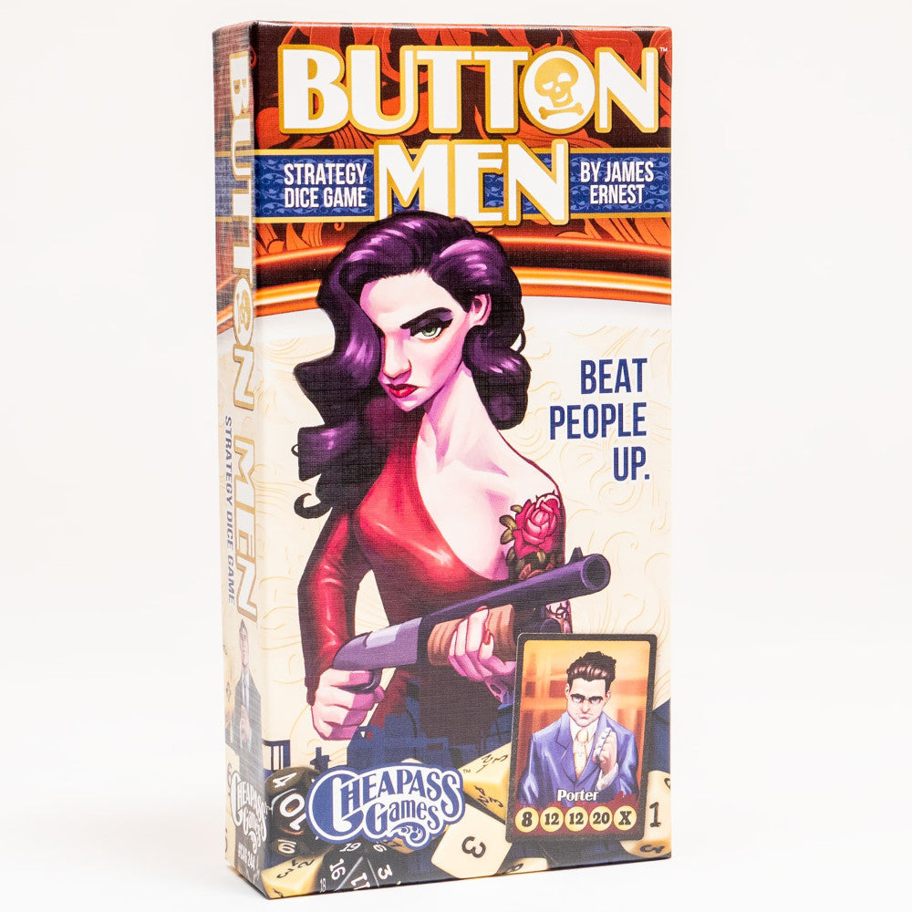 Button Men: Fight City Edition - Strategic Dice Board Game for Adults & Teens | Perfect for Game Nights, Parties & Family Gatherings