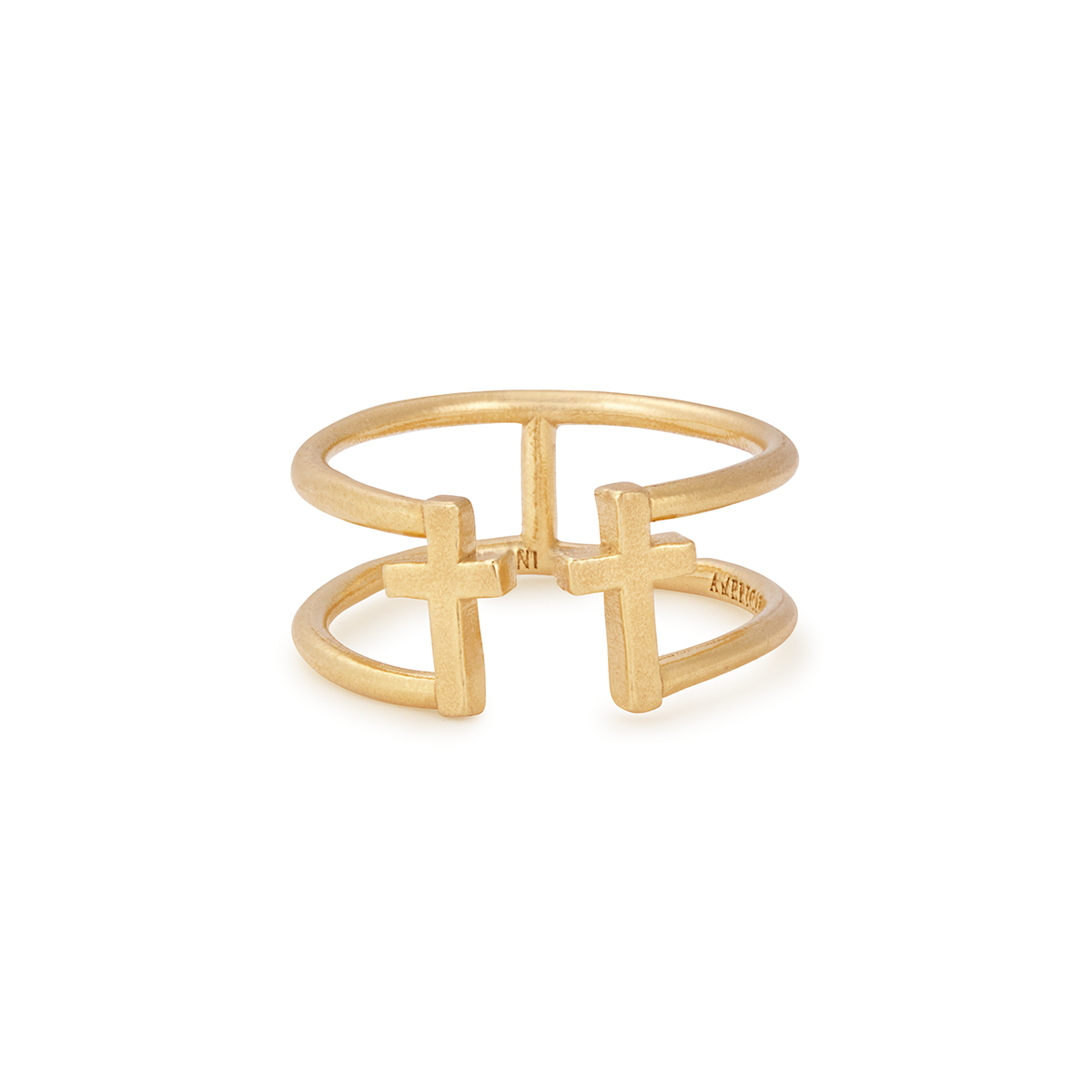 Adjustable Cross Ring - Stainless Steel Super PC17RCRSS for Men & Women - Perfect for Everyday Wear, Gifts & Fashion Accessories