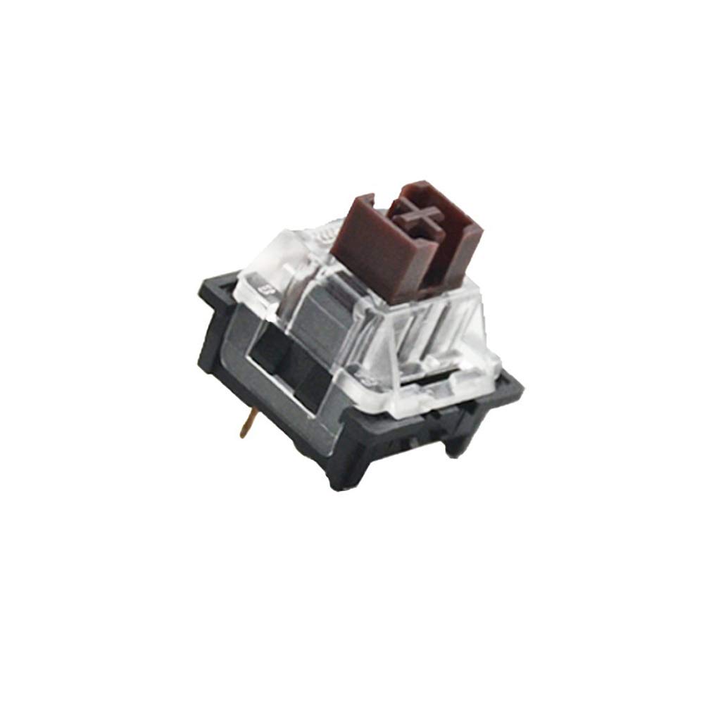 OUTEMU (Gaote) 3 Pin Mechanical Keyboard Switches - Brown Tactile DIY Replacement Switches for Gaming Keyboards - Perfect for PC, Mac, and Office Use