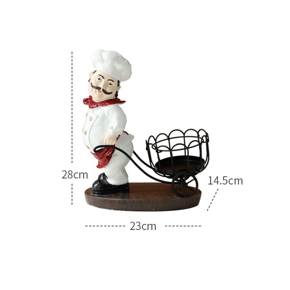 SEFAX Creative Resin Mustache Chef Wine Rack - Modern Wine Bottle Display Holder for Kitchen, Bar & Restaurant Decor - Perfect for Home Storage & Wine Enthusiasts - Ideal for Gifts, Parties & Entertaining