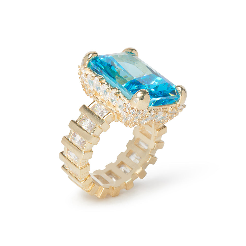 Elegant Kuempel Cocktail Ring for Women - Vintage Inspired Statement Jewelry for Parties, Weddings & Special Occasions