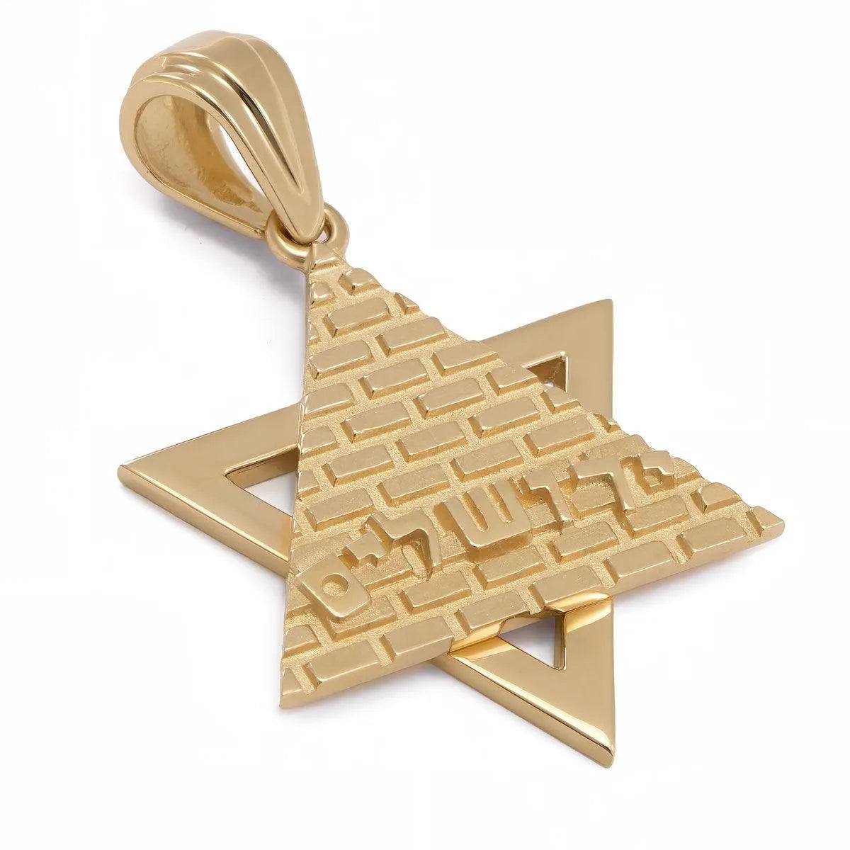 14K Gold Star of David Pendant Necklace - Elegant Jewish Jewelry for Women & Men - Perfect for Hanukkah, Bar Mitzvah & Religious Occasions