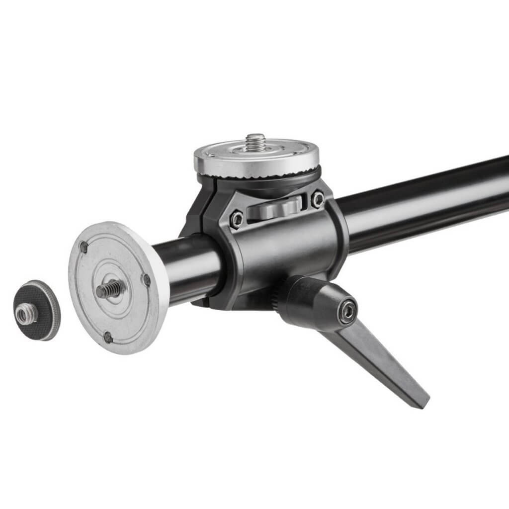 Professional Camera Tripod Cross Arm - Adjustable Extension Arm for DSLR, Mirrorless & Video Cameras - Perfect for Vlogging, Photography & Film Making