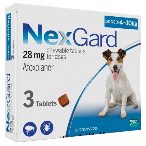 NexGard Flea & Tick Prevention Soft Chews for Small Dogs 4kg to 10kg - Vet-Recommended Treatment for Fleas, Ticks & Mites - Ideal for Home, Travel & Outdoor Adventures