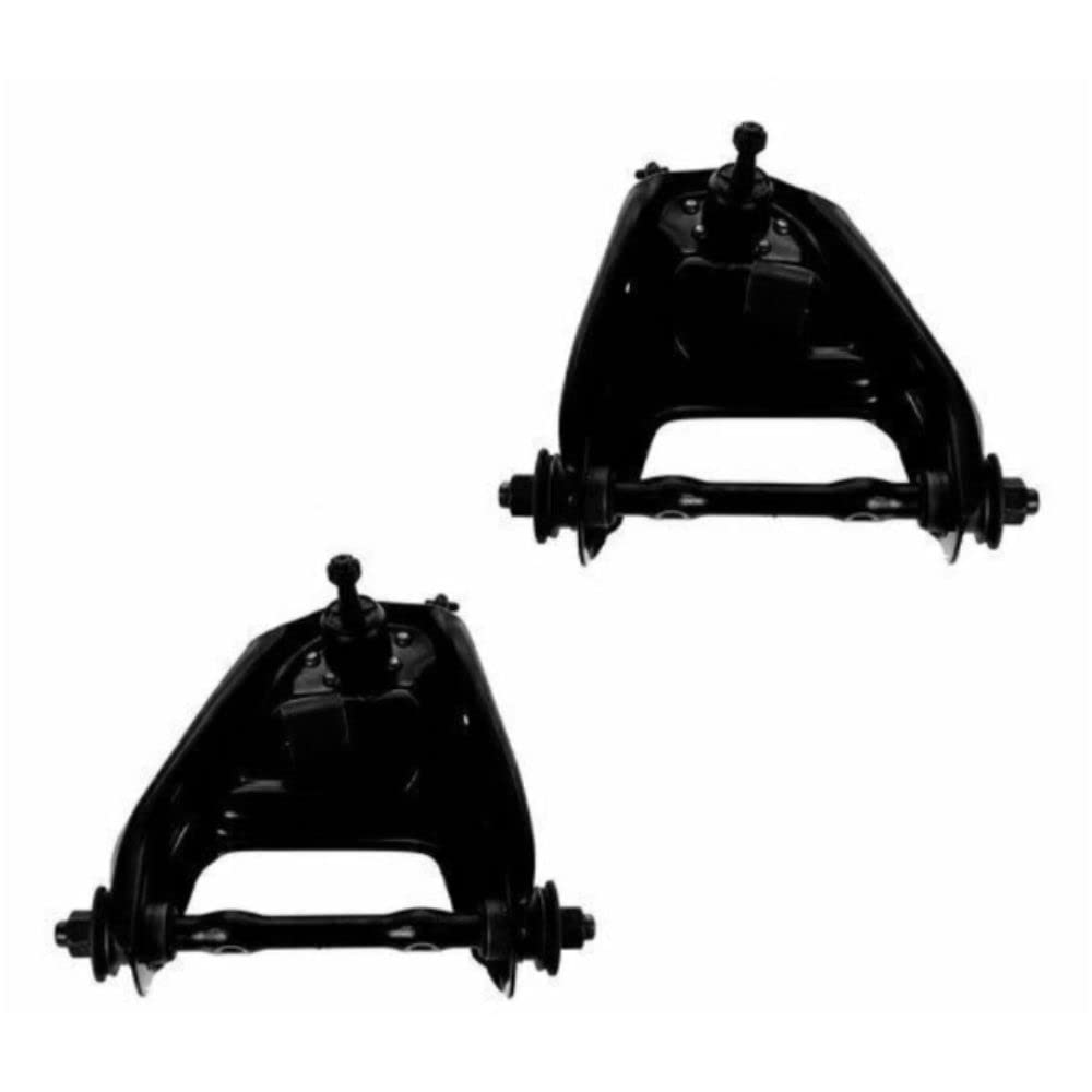 LuoRu Front Upper Control Arm & Ball Joint Assembly Set Compatible with 1975-1986 Chevy C10 Pickup Truck - Heavy Duty Suspension Replacement Part - Fast US Shipping - Ideal for Off-Roading & Classic Truck Restoration