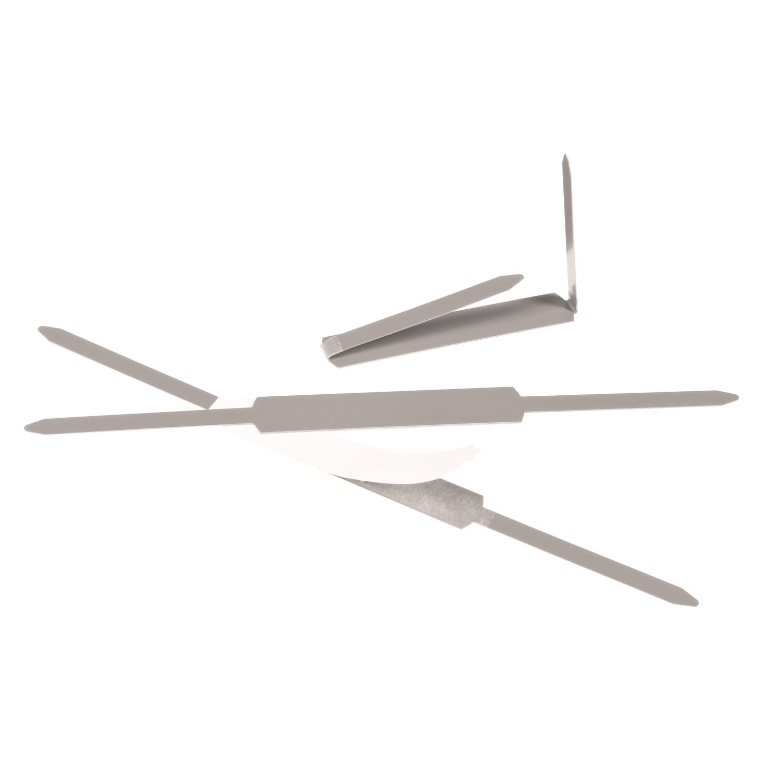 ACCO Self-Adhesive Two-Prong Paper Fastener Bases - 2 Capacity, 2.75