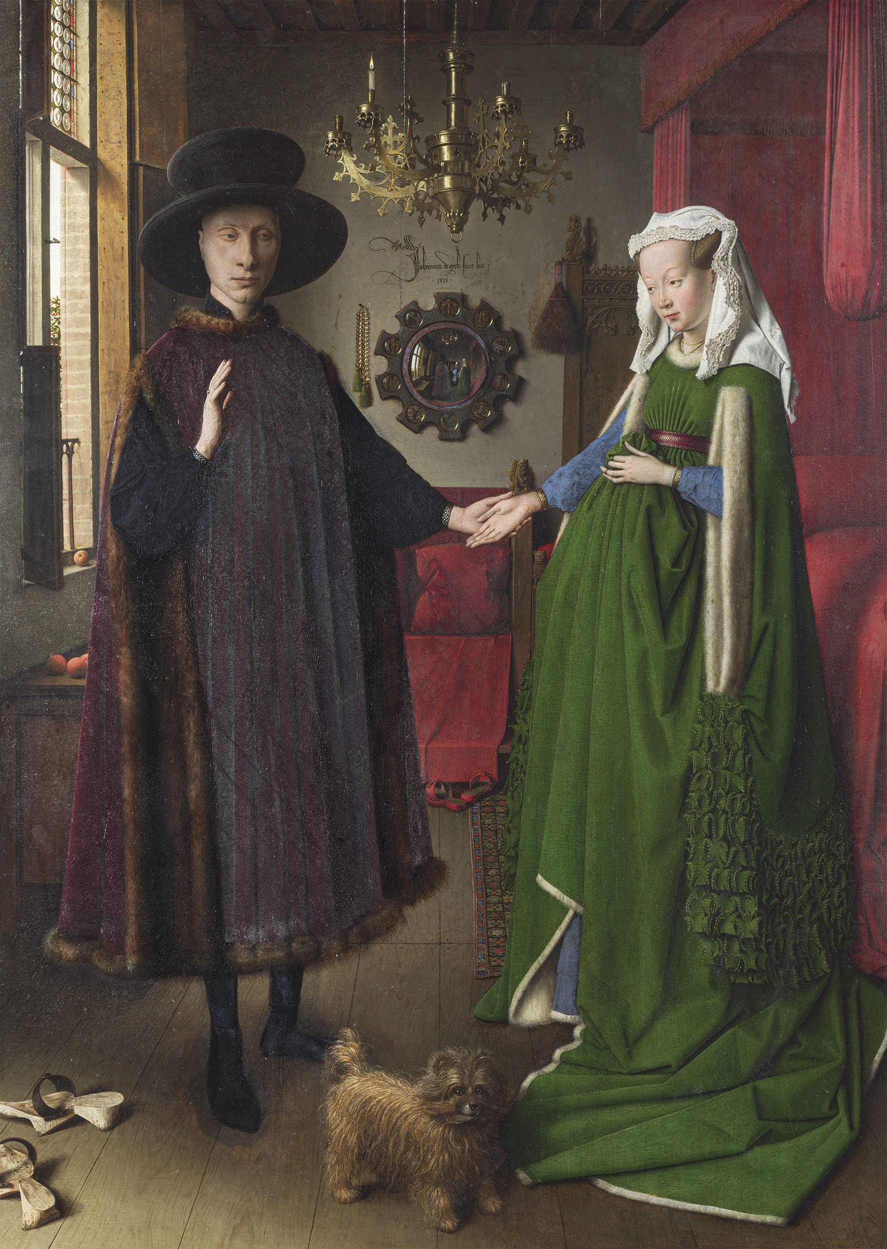 1000-Piece Clementoni Museum Collection Puzzle - Arnolfini and Wife - Adult Art Jigsaw Puzzle, Made in Italy | Perfect for Home Decor, Relaxation & Family Game Night
