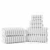 Premium Organic Cotton 8-Piece Bath Towel Set - 650 GSM Ultra Soft & Absorbent - Perfect for Spa, Bathroom, Beach & Gym Use