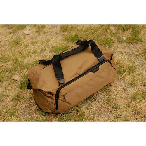 Peak Design Travel Duffel Bag 50L - Waterproof Carry-On Duffel for Travel & Adventure - Perfect for Camping, Hiking & Air Travel (Coyote Color)