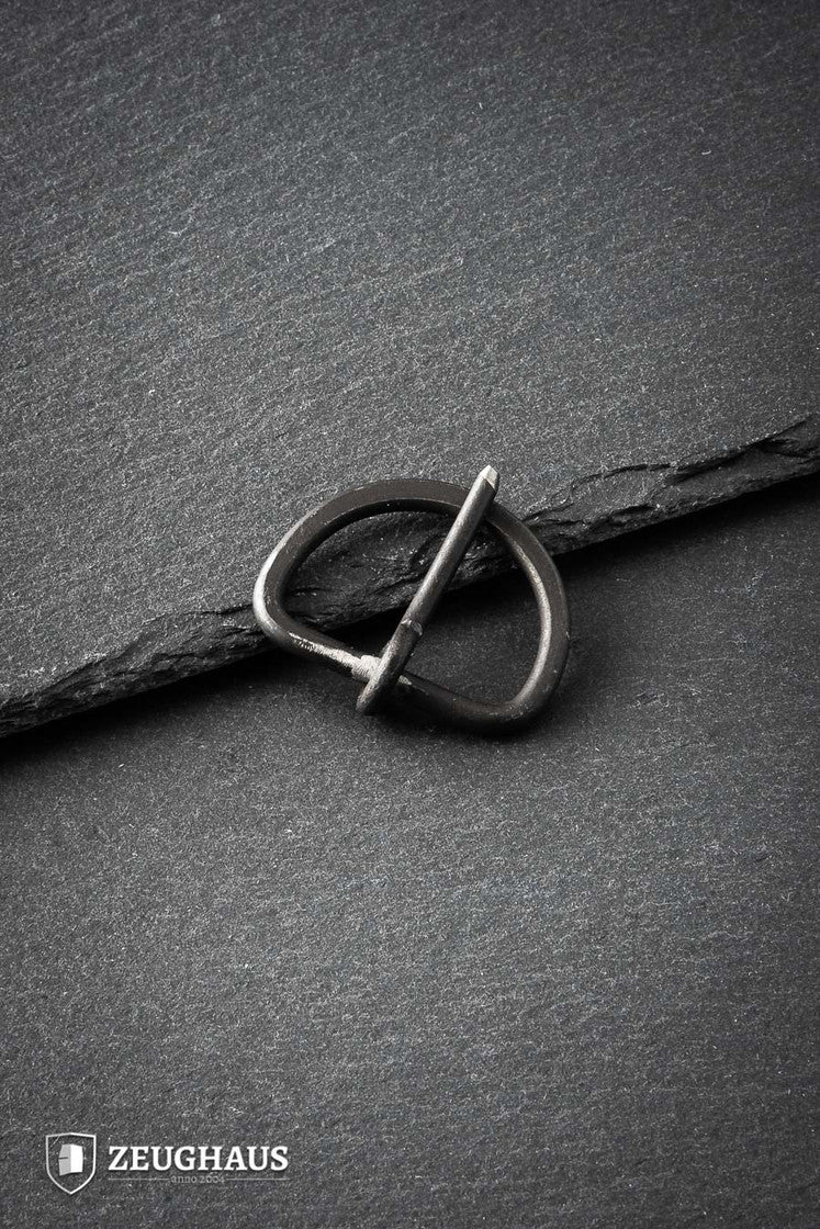 Hand Forged Black Buckle 33mm x 41mm - Premium B Stock for Leather Belts, Straps & DIY Craft Projects