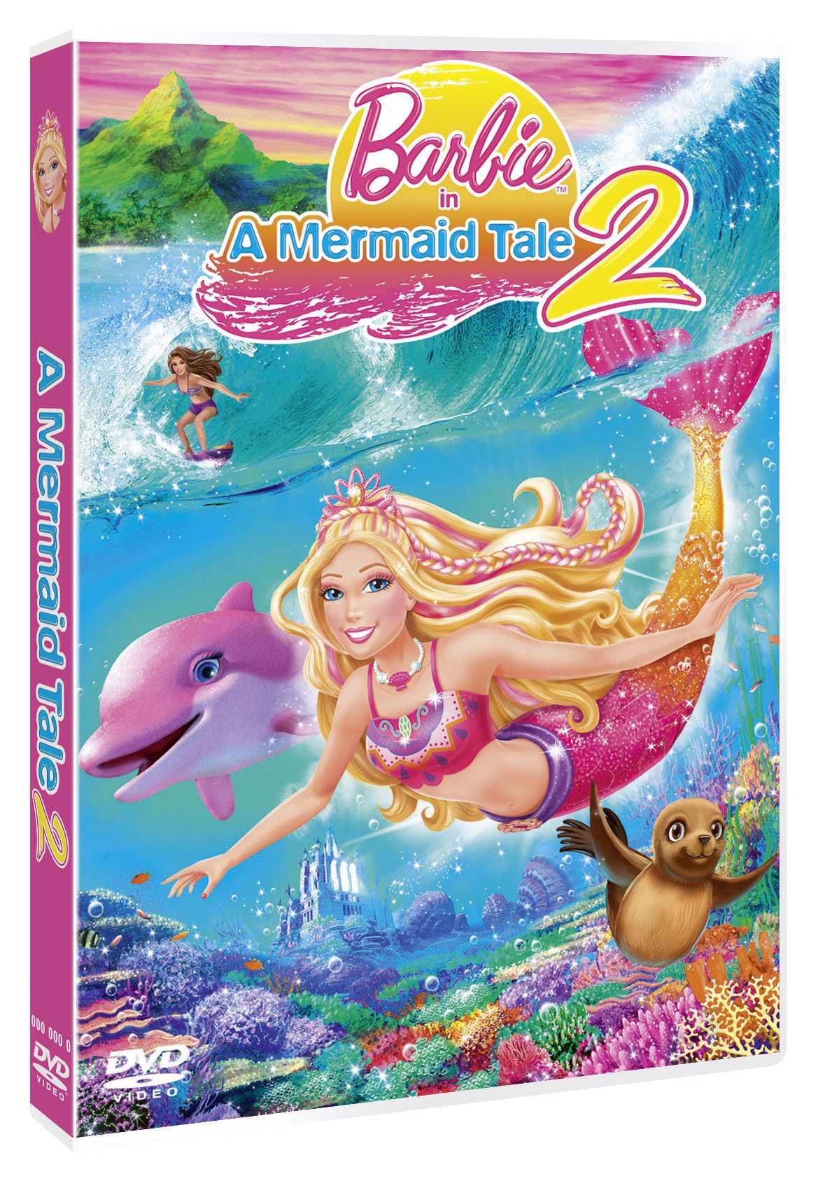Barbie in a Mermaid Tale 2 DVD - Animated Fantasy Movie for Kids & Family - Perfect for Birthday Gifts & Movie Nights