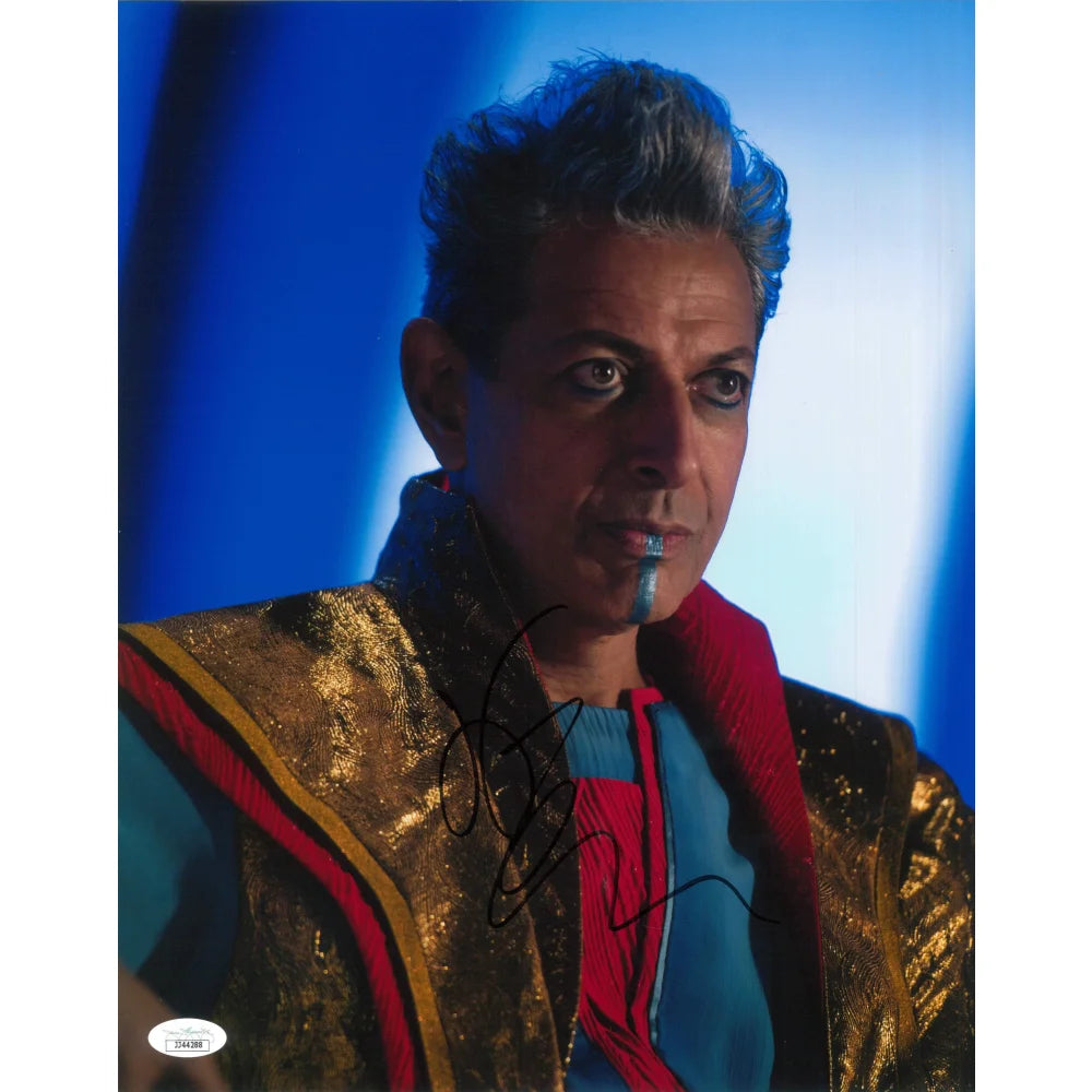 Jeff Goldblum Autographed 11x14 Photo - JSA COA Certified - Thor Ragnarok Grandmaster Signed Memorabilia - Perfect for Movie Fans & Collectors Display