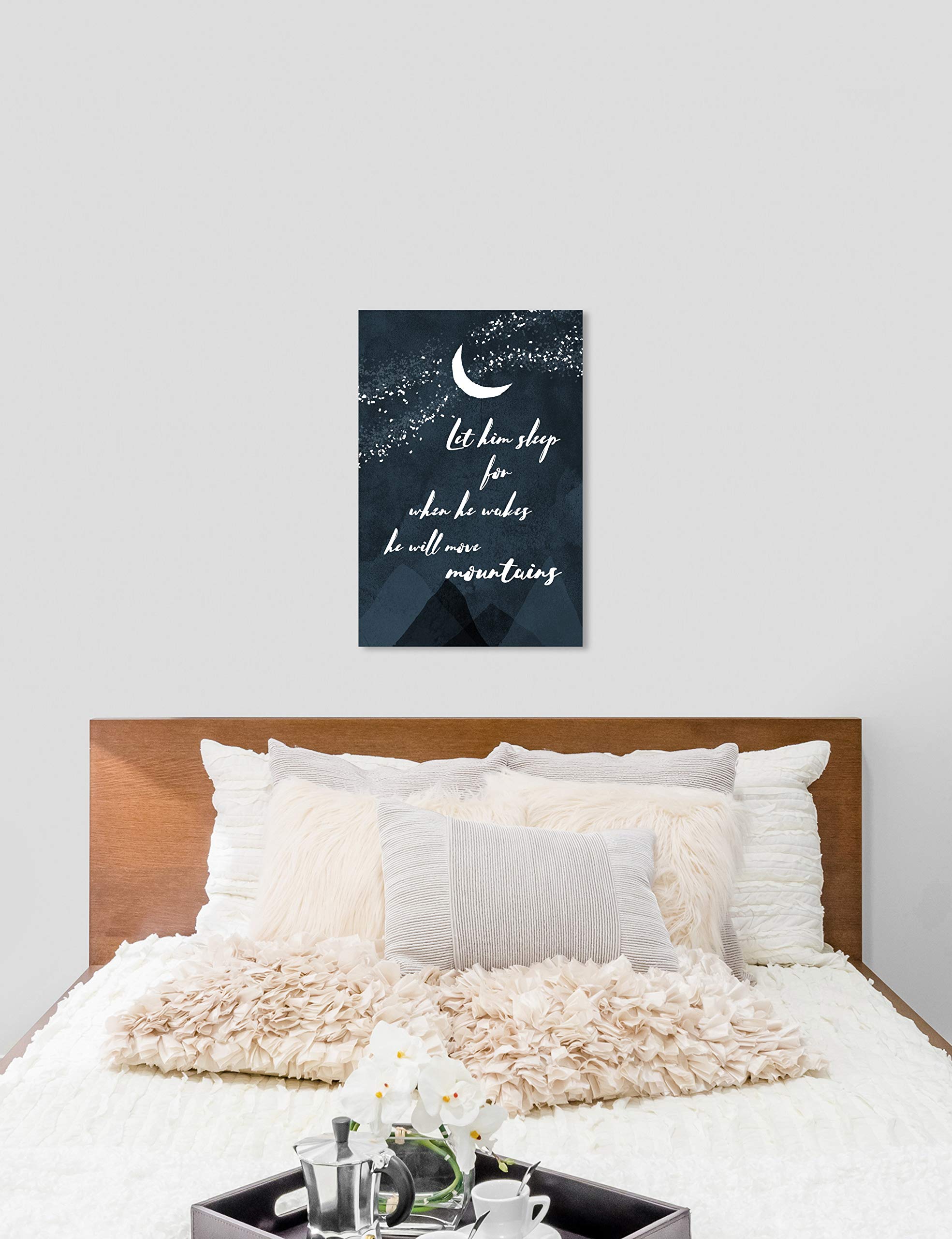 Oliver Gal Artist Co. 'Move Mountains' Typography Wall Art Canvas Print - 24